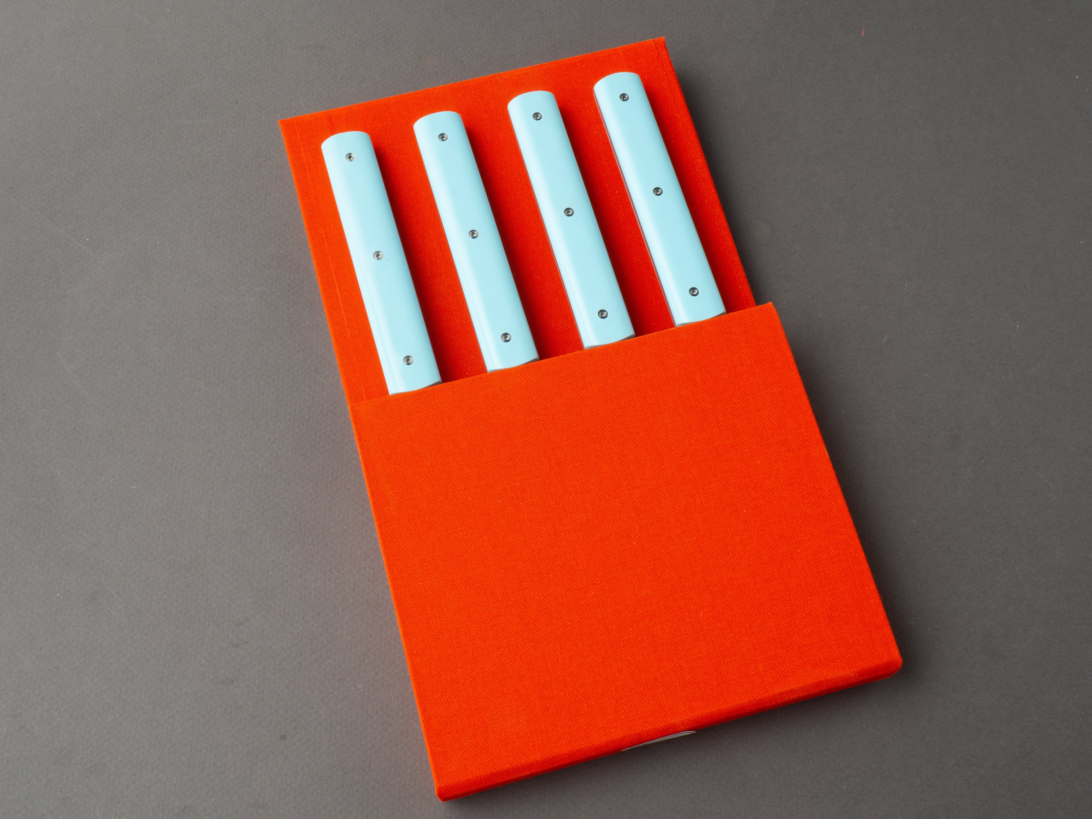 Perceval - Steak Knives - 888 - Sky Blue Handle - Set of 4