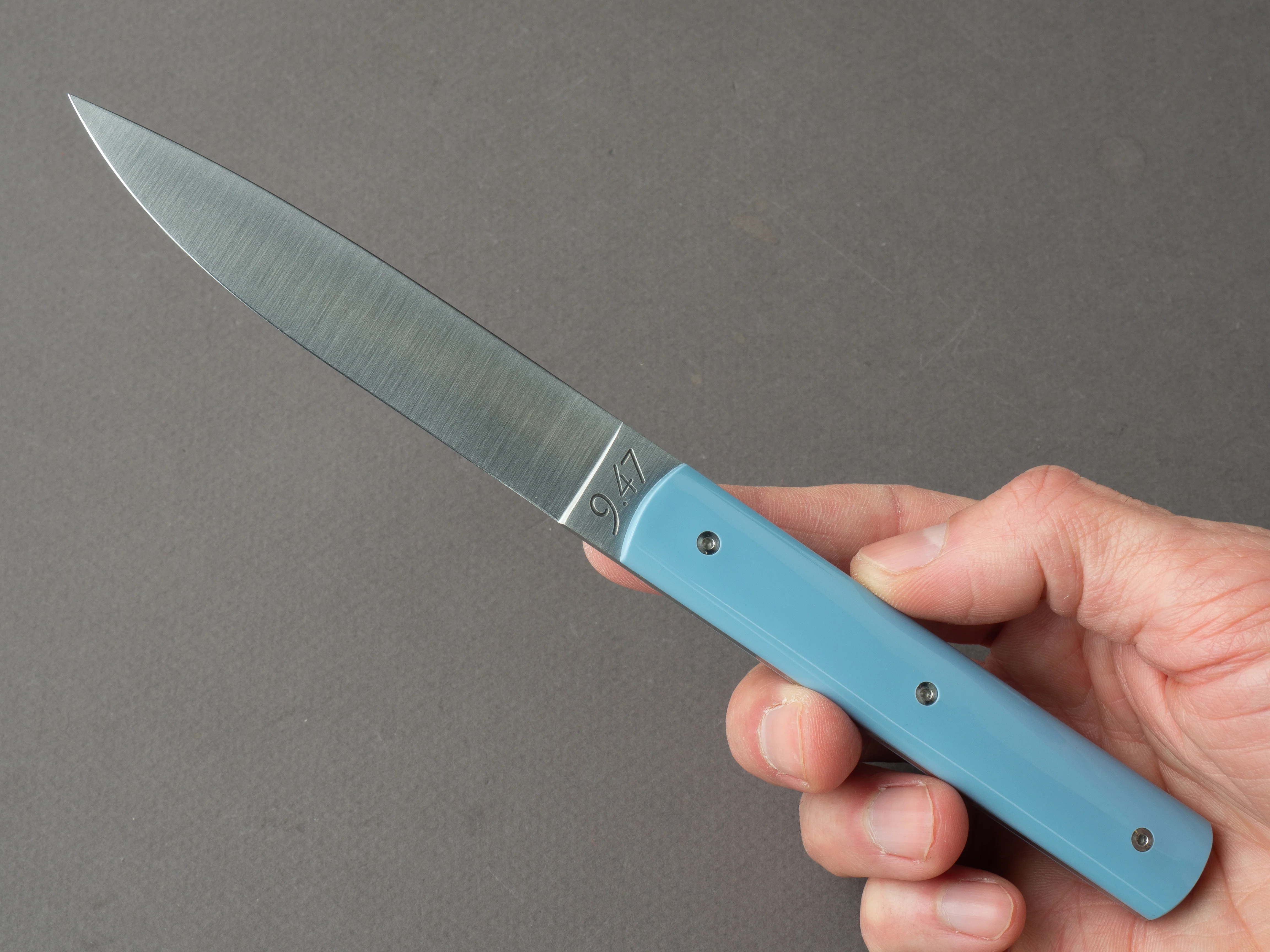 Perceval - Steak Knives - 9.47 - Celadon Blue Handle - Set of 4 - Image 6