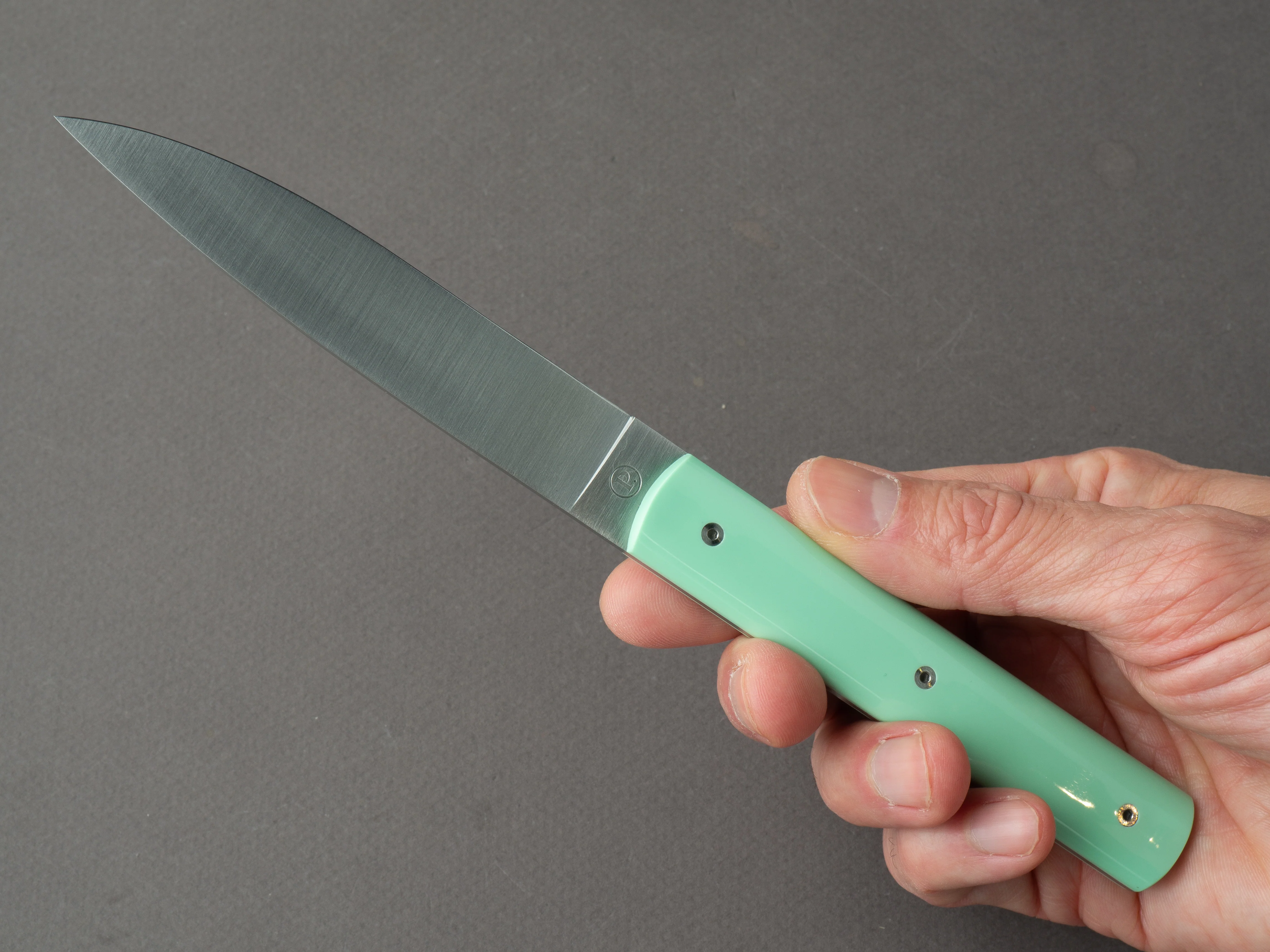 Perceval - Steak Knives - 9.47 - Pistachio Green Handle - Set of 4 - Image 7