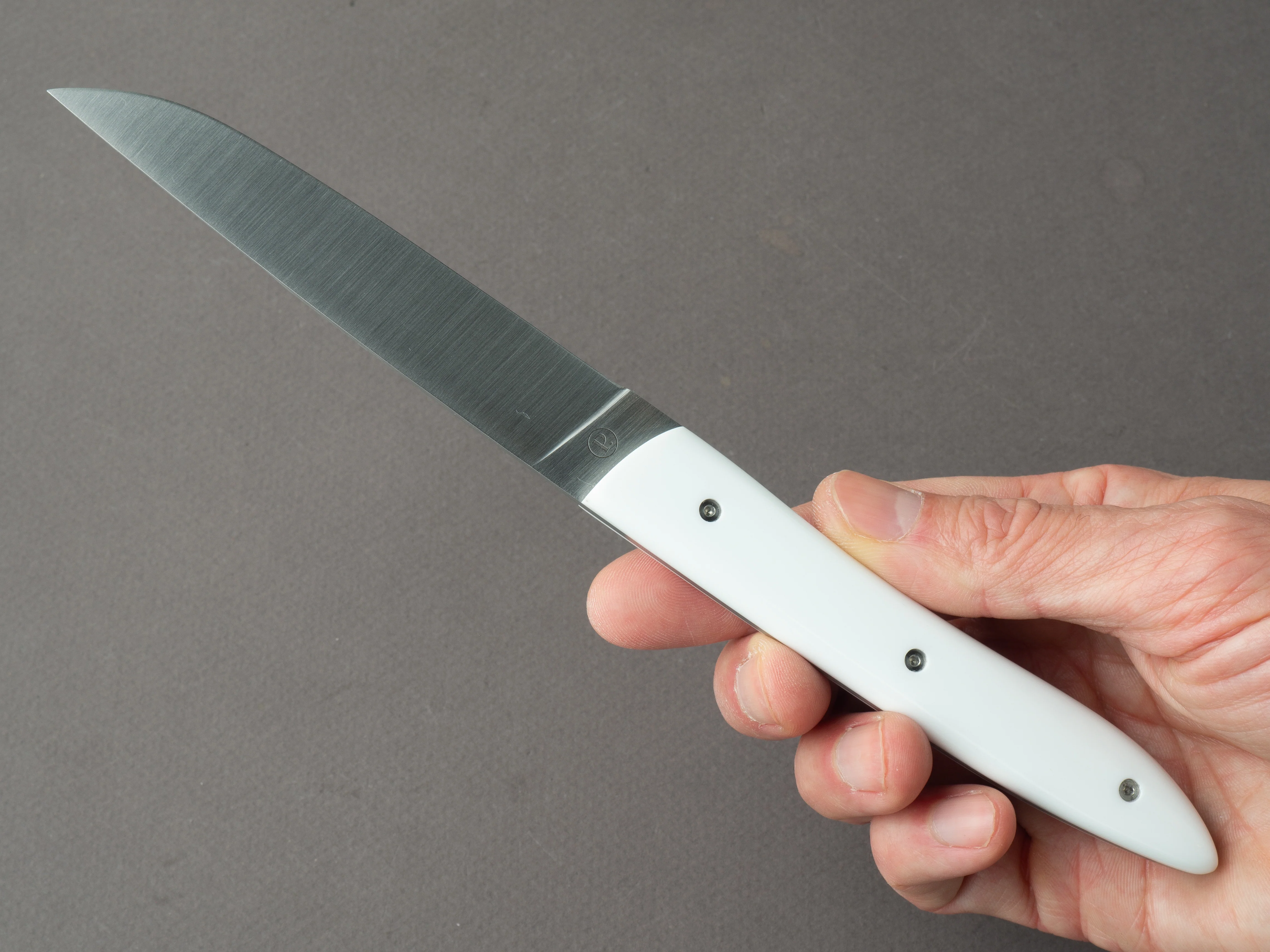 Perceval - Steak Knives - UBAC - White Krion Handle - Set of 4 - Image 7