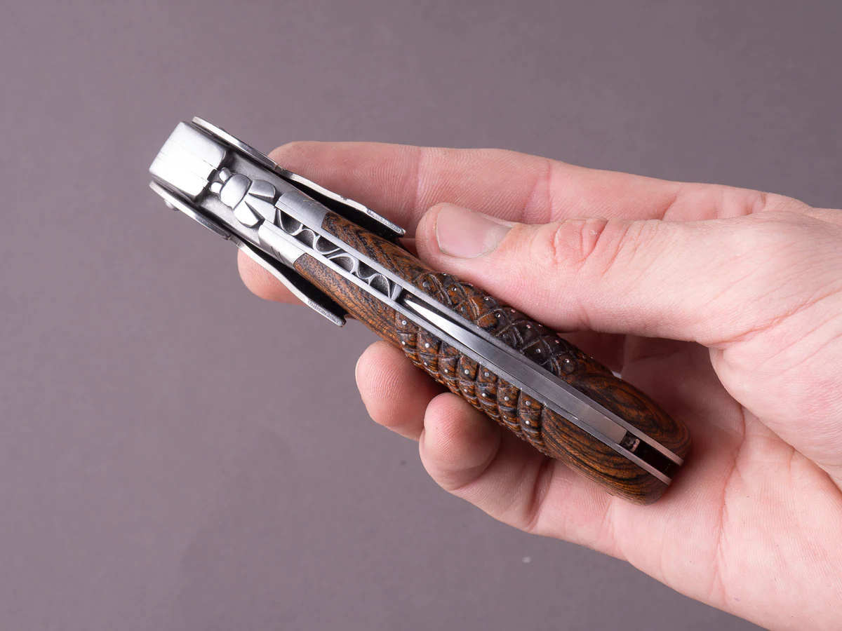 Fontenille Pataud - Sommelier/Wine Key - Laguiole Magnum - "Needled Bocote" - Image 9