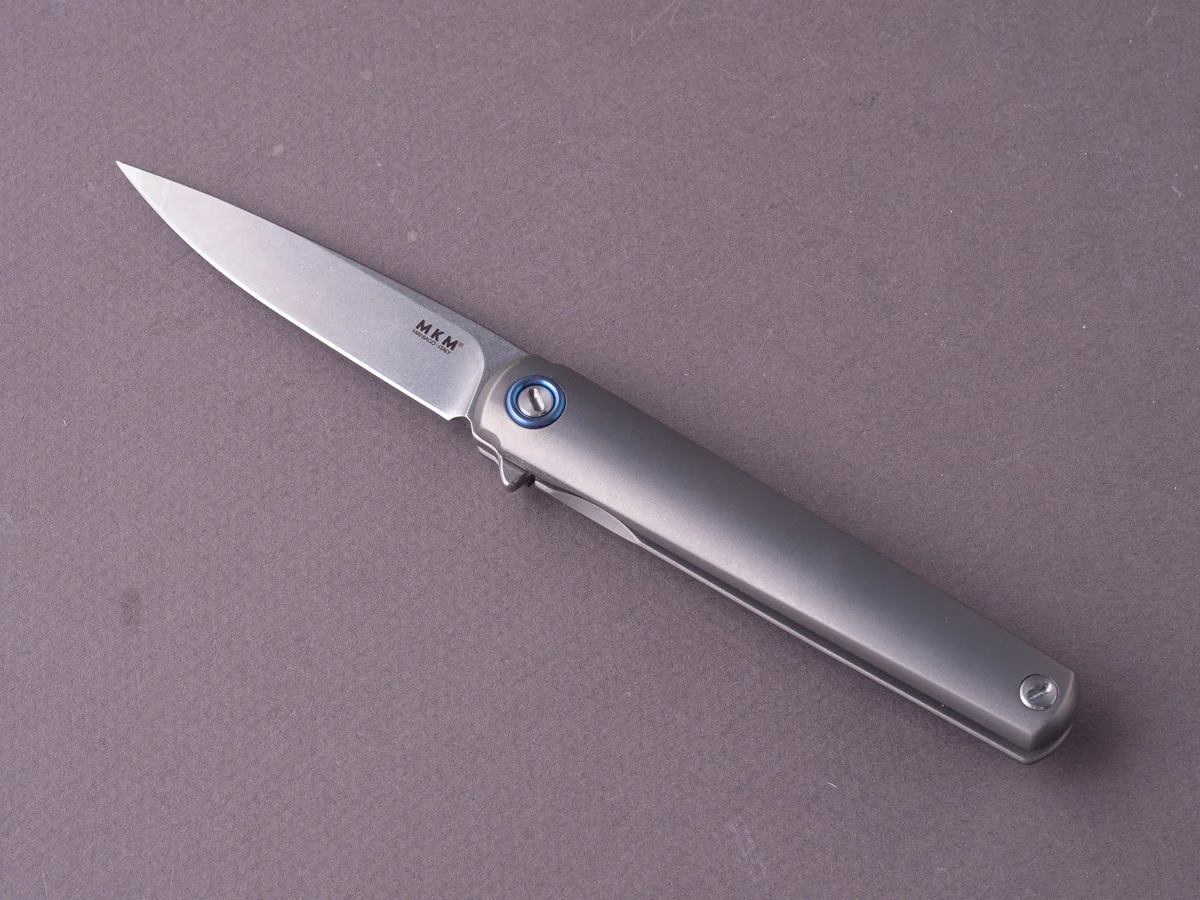 MKM - Folding Knife - Flame - Frame Lock - M390 - 70mm - Full Titanium