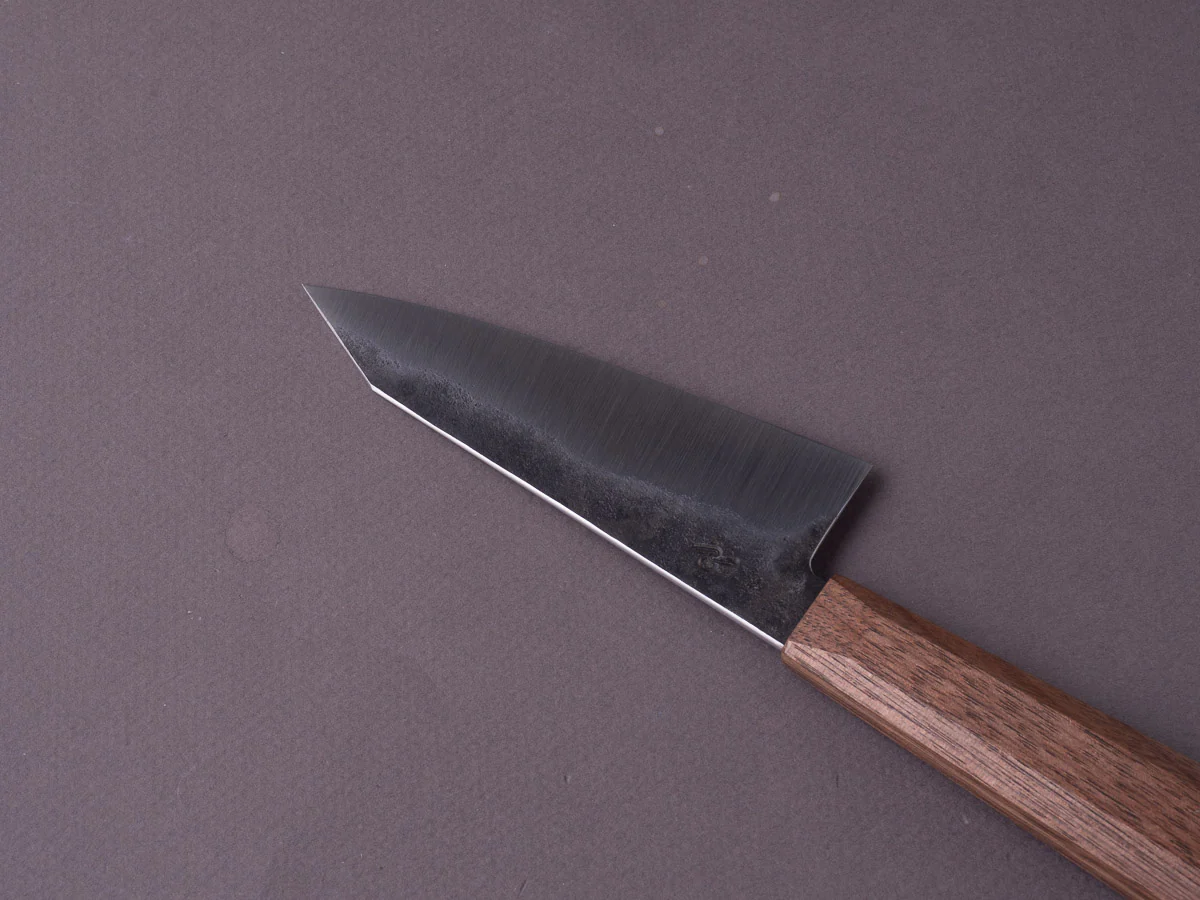 Soma - Standard Chef Set - 80CRV2 Carbon - Kurouchi - 120mm Kiritsuke Petty - Walnut Handle - Image 3