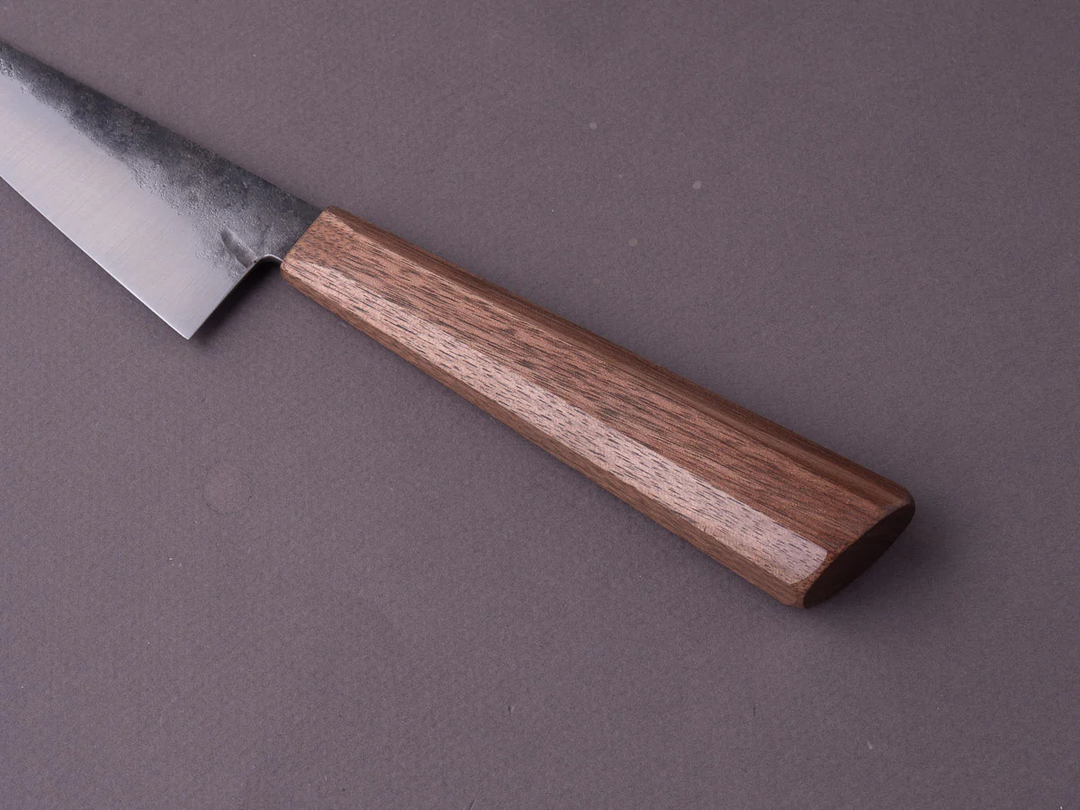 Soma - Standard Chef Set - 80CRV2 Carbon - Kurouchi - 120mm Kiritsuke Petty - Walnut Handle - Image 5