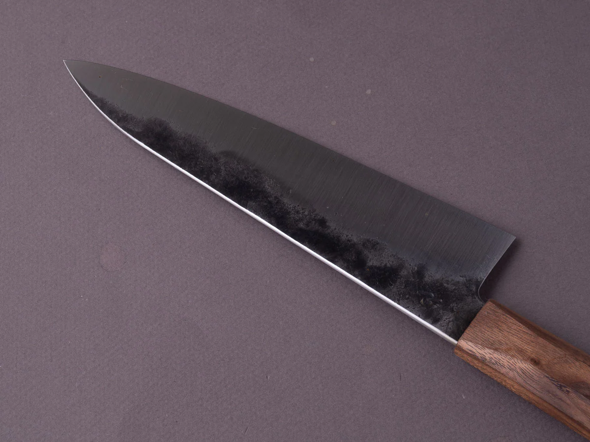 Soma - Standard Chef's Set - 80CRV2 Carbon - Kurouchi - 190mm Gyuto - Walnut Handle - Image 4