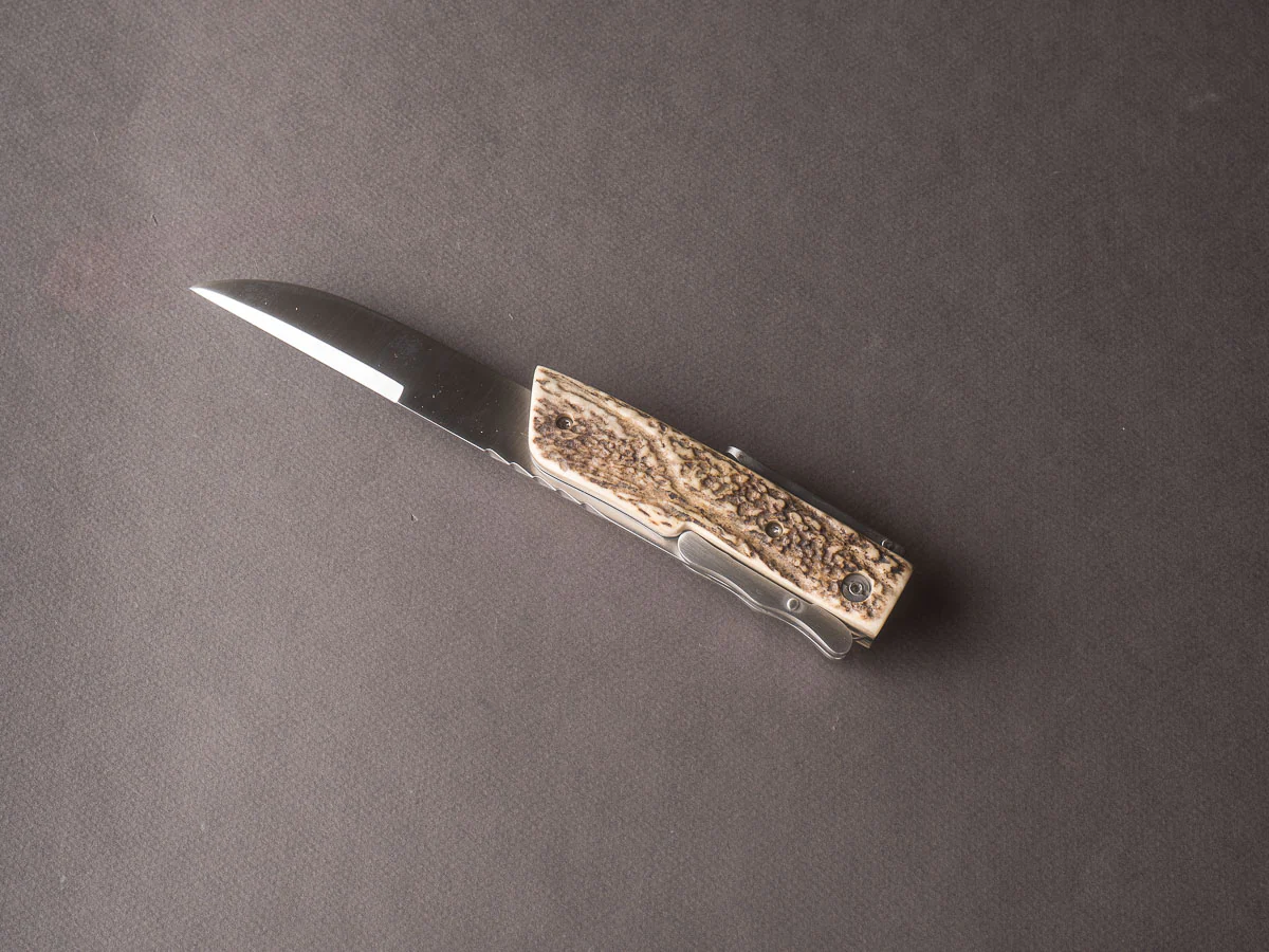 R. Chazeau - Folding Dagger - Le Thiers a la D'Estaing - Buffalo Horn - Image 5