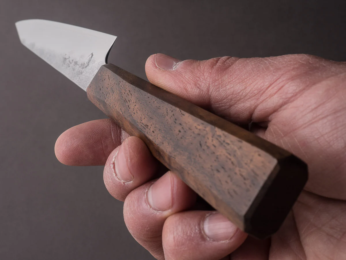 RYUSEN - BLAZEN RYU WA - SG2 Nashiji - 135mm Kiritsuke Petty - Mono Walnut Handle - Image 10