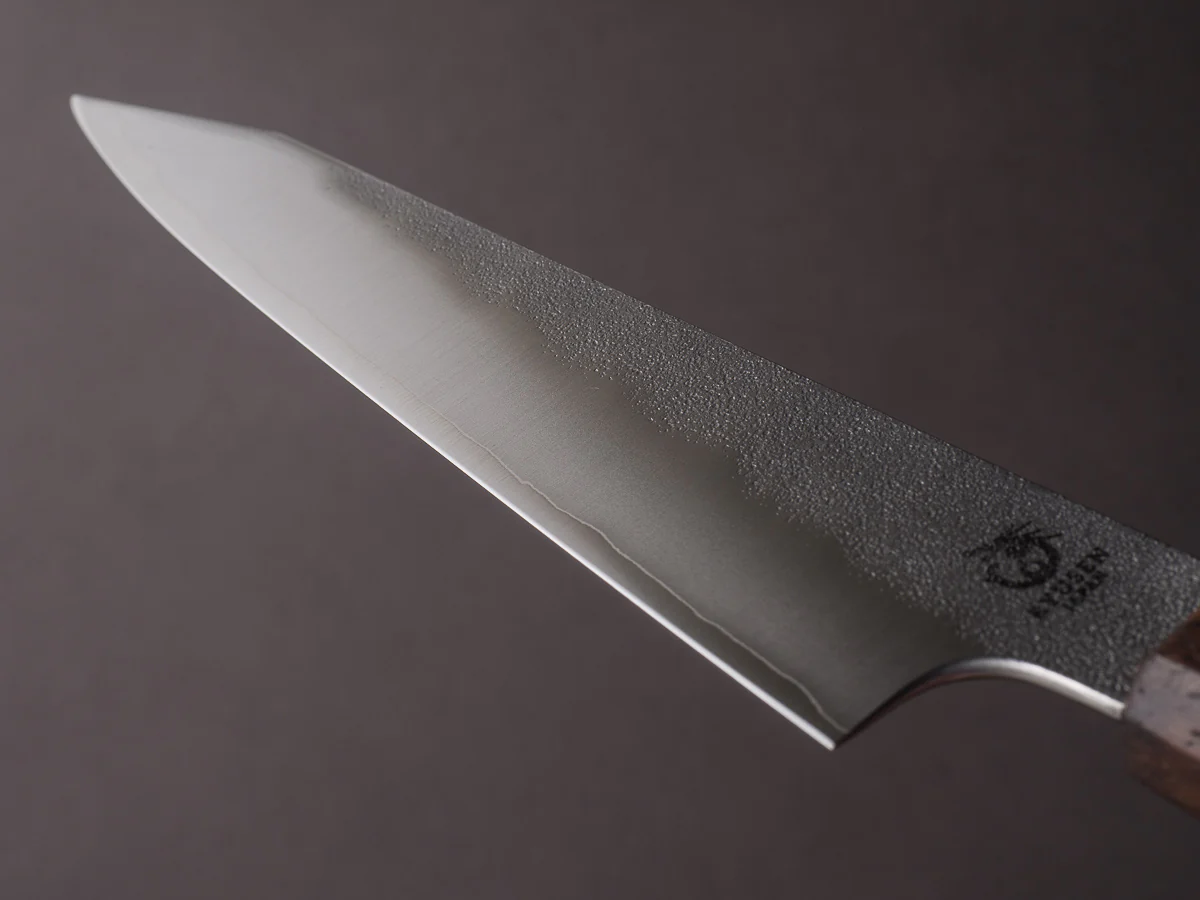 RYUSEN - BLAZEN RYU WA - SG2 Nashiji - 135mm Kiritsuke Petty - Mono Walnut Handle - Image 12