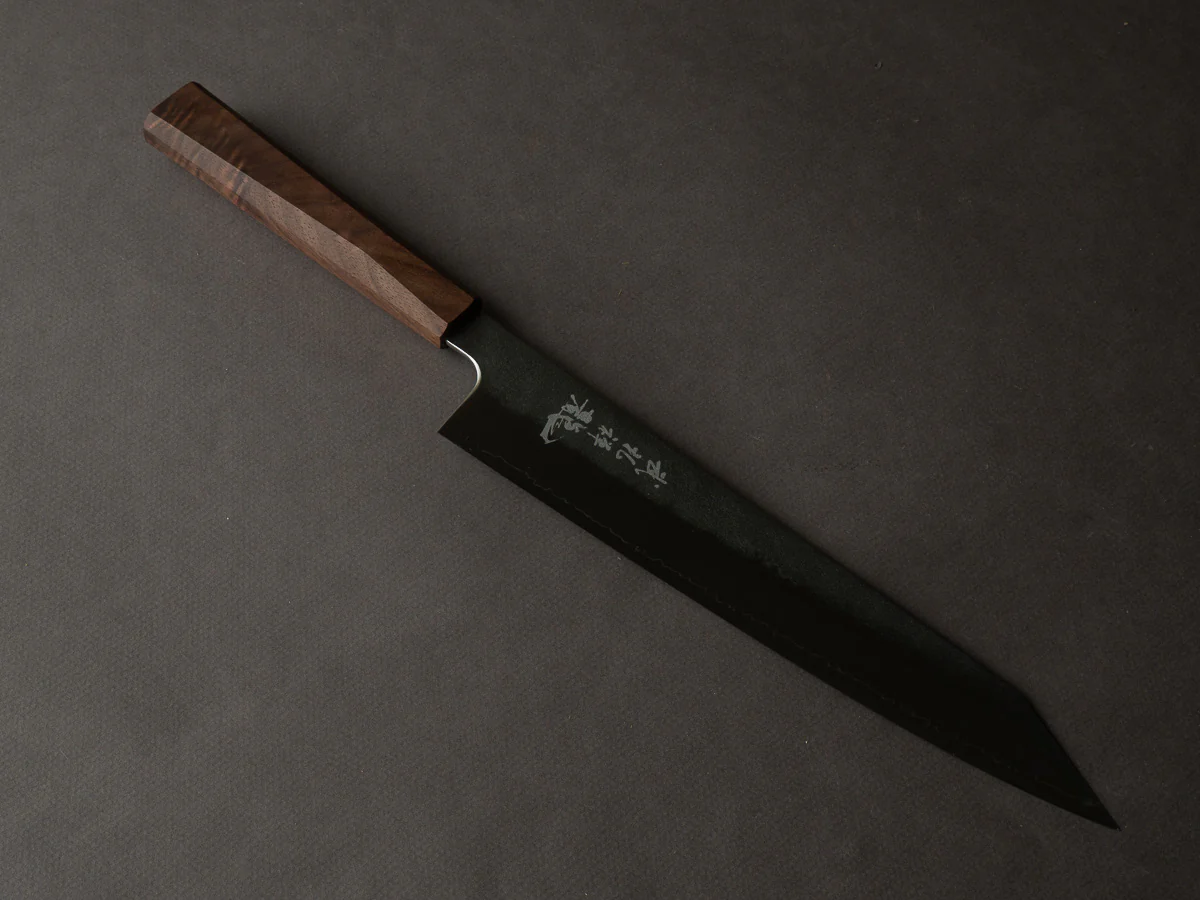 RYUSEN - BLAZEN RYU WA - SG2 Nashiji - 240mm Kiritsuke Gyuto - Walnut Handle