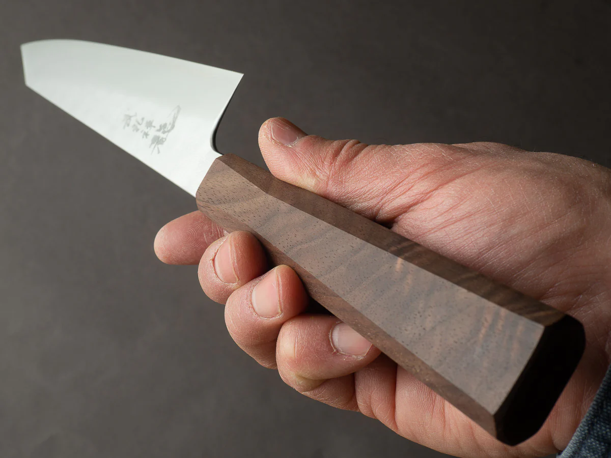 RYUSEN - BLAZEN RYU WA - SG2 Nashiji - 240mm Kiritsuke Gyuto - Walnut Handle - Image 10