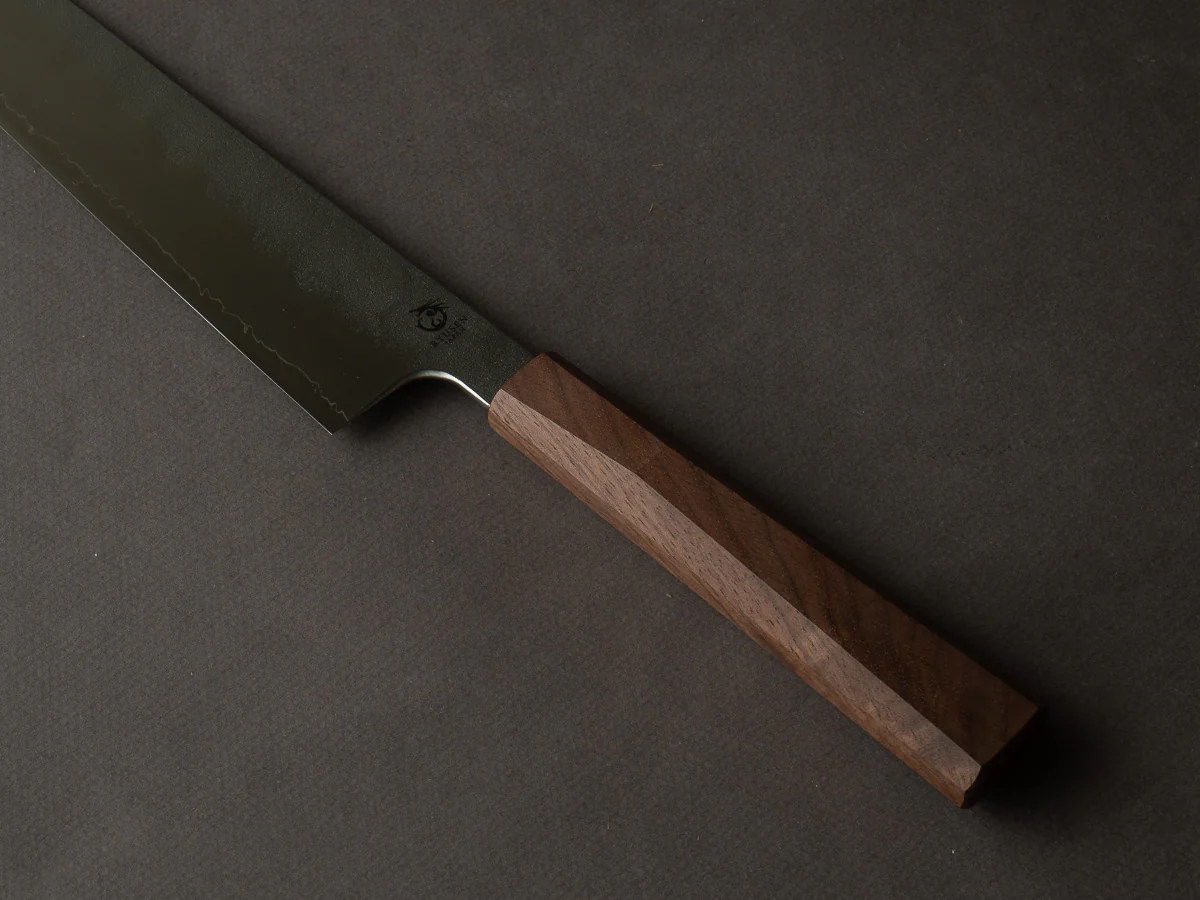 RYUSEN - BLAZEN RYU WA - SG2 Nashiji - 240mm Kiritsuke Gyuto - Walnut Handle - Image 5