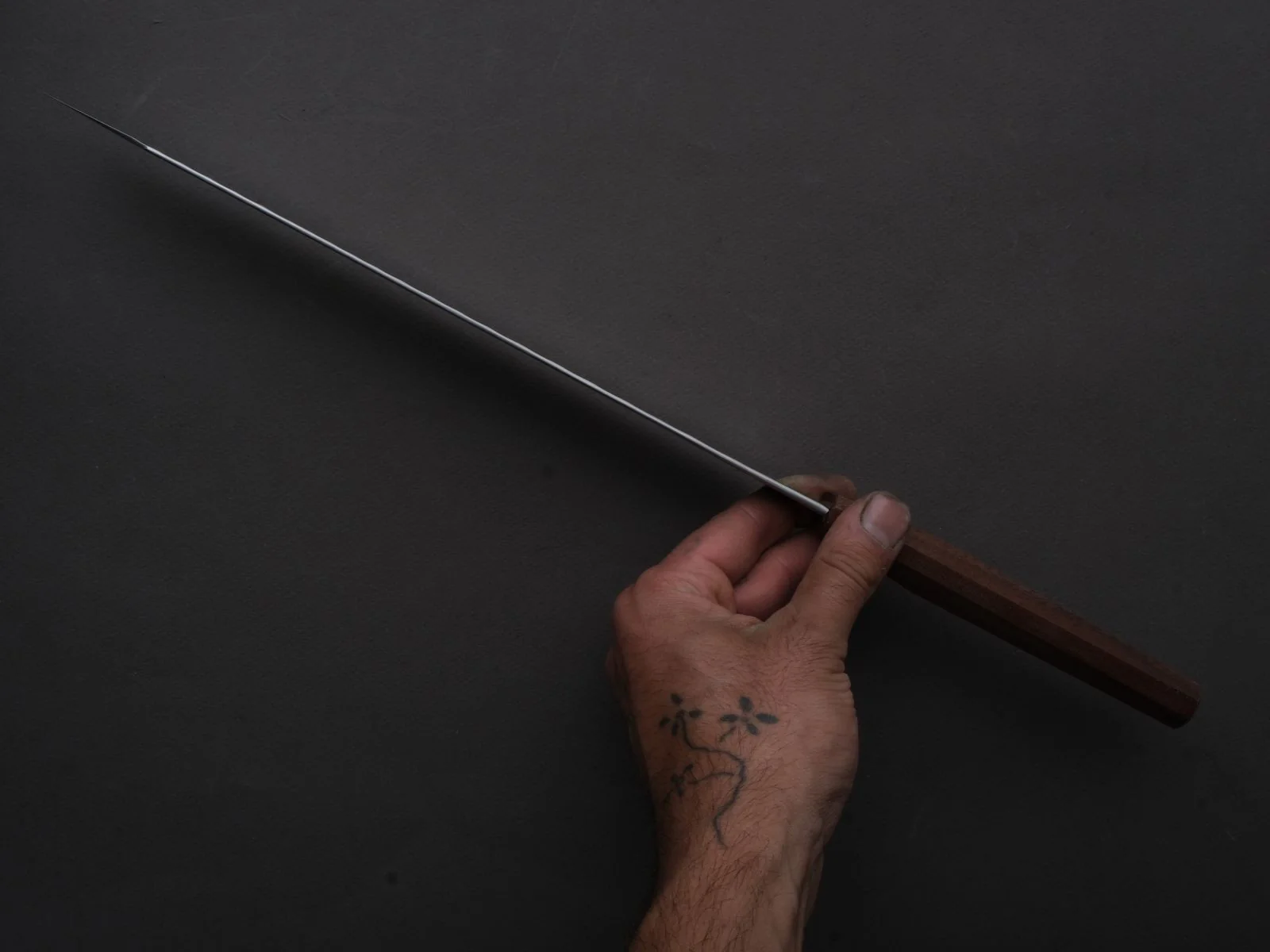 Ryusen - BLAZEN RYU WA - SG2 - Nashiji - Sujihiki - 260mm - Walnut Handle - Image 5