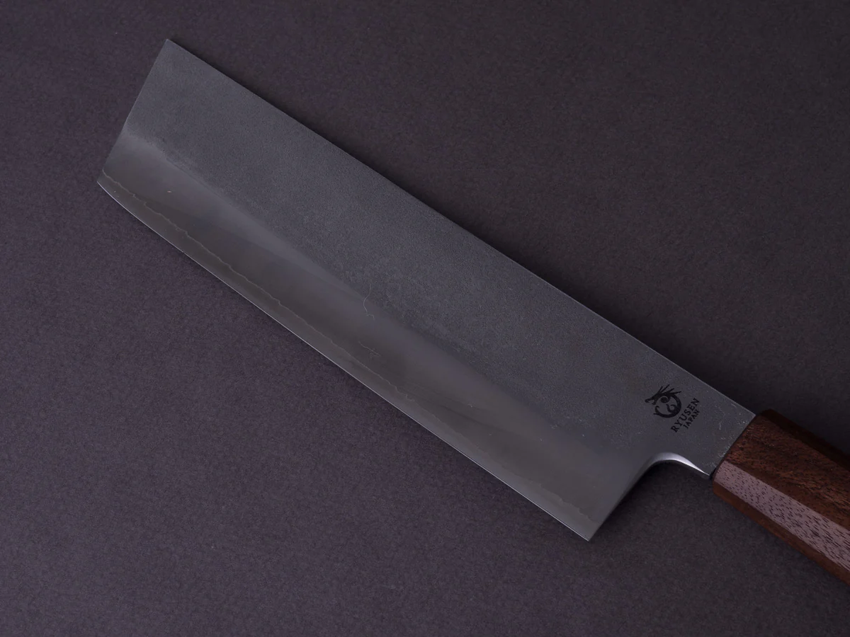 RYUSEN - BLAZEN RYU WA - SG2 Nashiji - 165mm Nakiri - Walnut Handle - Image 4
