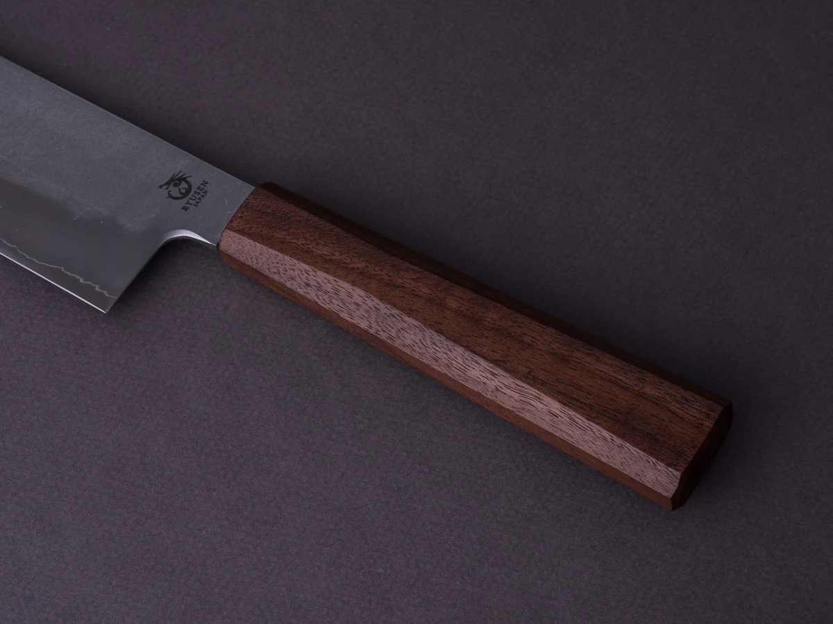 RYUSEN - BLAZEN RYU WA - SG2 Nashiji - 165mm Nakiri - Walnut Handle - Image 5