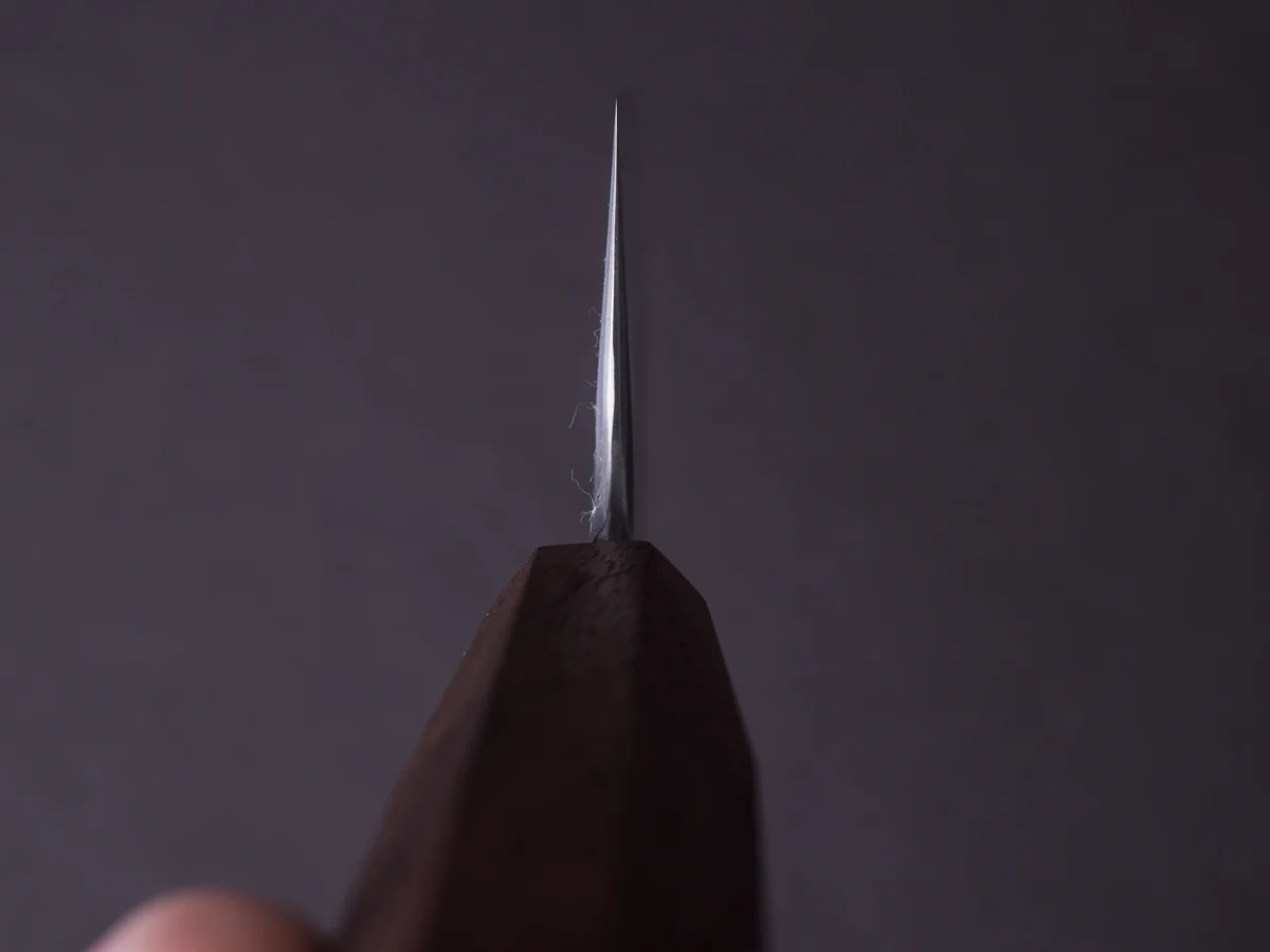 RYUSEN - BLAZEN RYU WA - SG2 Nashiji - 165mm Nakiri - Walnut Handle - Image 9