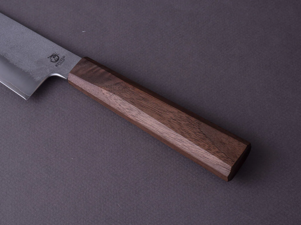 RYUSEN - BLAZEN RYU WA - SG2 Nashiji - 175mm Bunka - Walnut Handle - Image 6