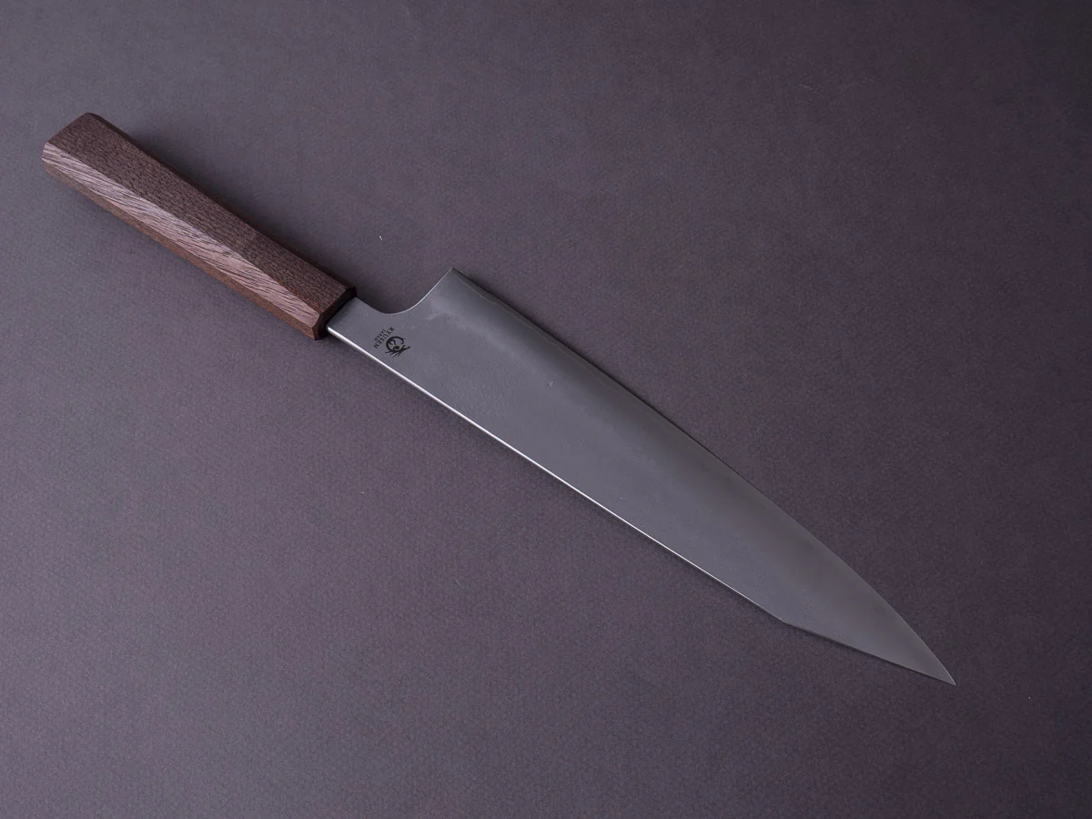 RYUSEN - BLAZEN RYU WA - SG2 Nashiji - 210mm Kiritsuke Gyuto - Walnut Handle - Image 3