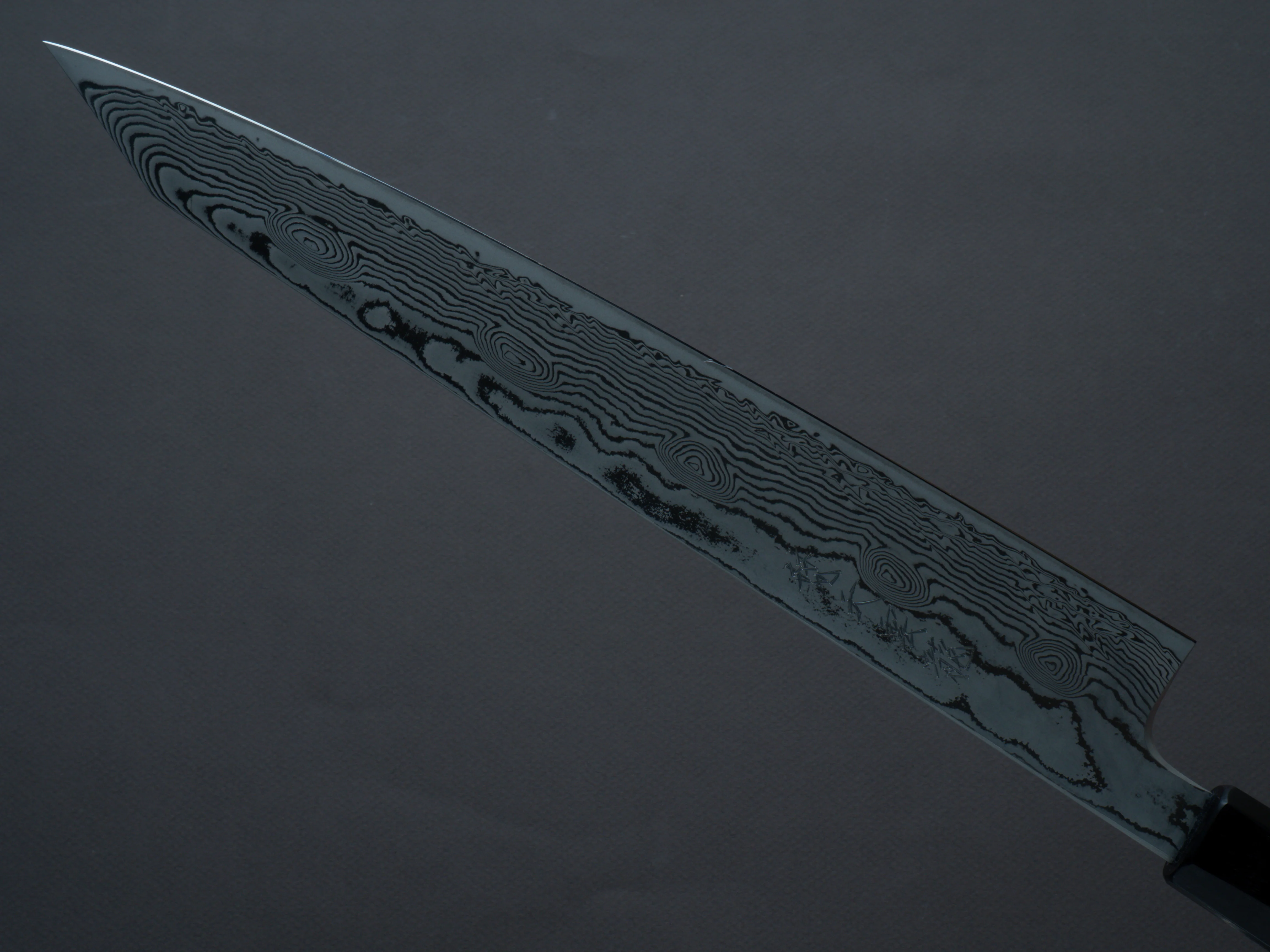 RYUSEN - BONTEN UNRYU KAI - VG10 Damascus - Kiritsuke Sujihiki - 270mm - Quince Handle - Image 4