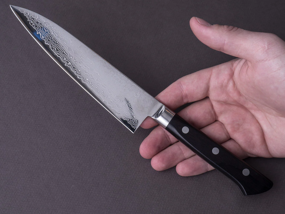 RYUSEN - BONTEN UNRYU - VG10 Damascus - 150mm Gyuto - Western Handle - Image 6