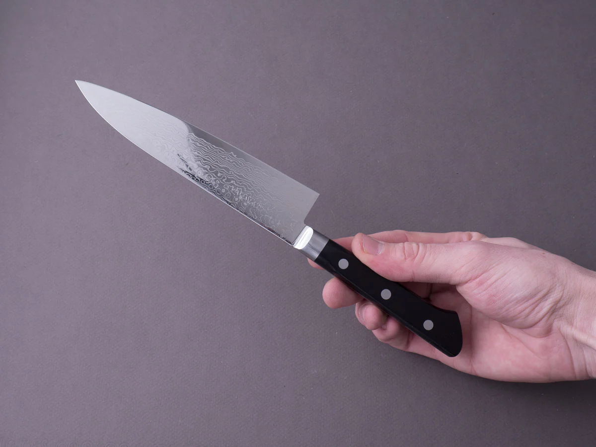 RYUSEN - BONTEN UNRYU - VG10 Damascus - 150mm Petty - Western Handle - Image 7