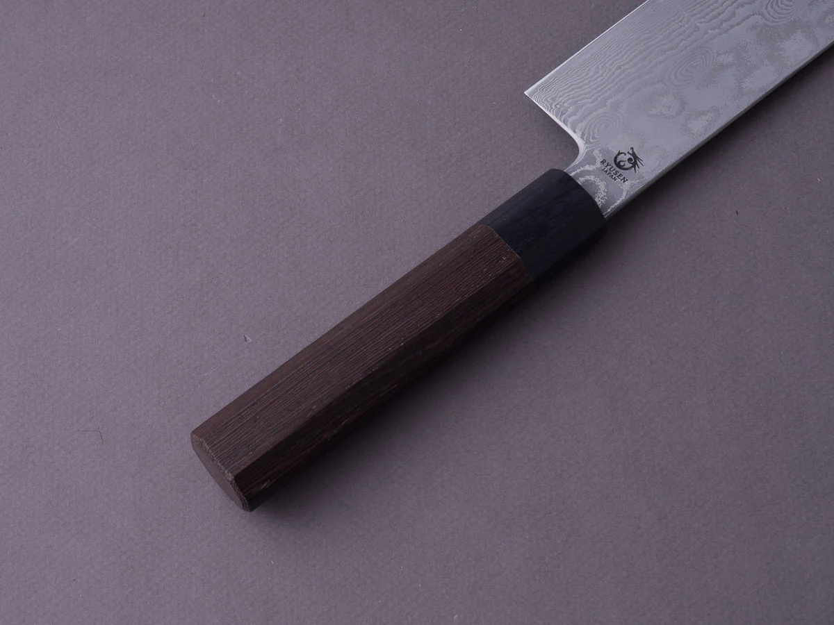 RYUSEN - BONTEN UNRYU WA - VG10 Damascus - 165mm Nakiri - Wenge Handle - Image 3