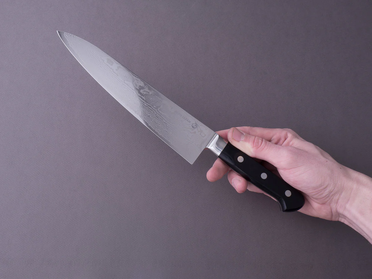 RYUSEN - BONTEN UNRYU - VG10 Damascus - 210mm Gyuto - Western Handle - Image 4