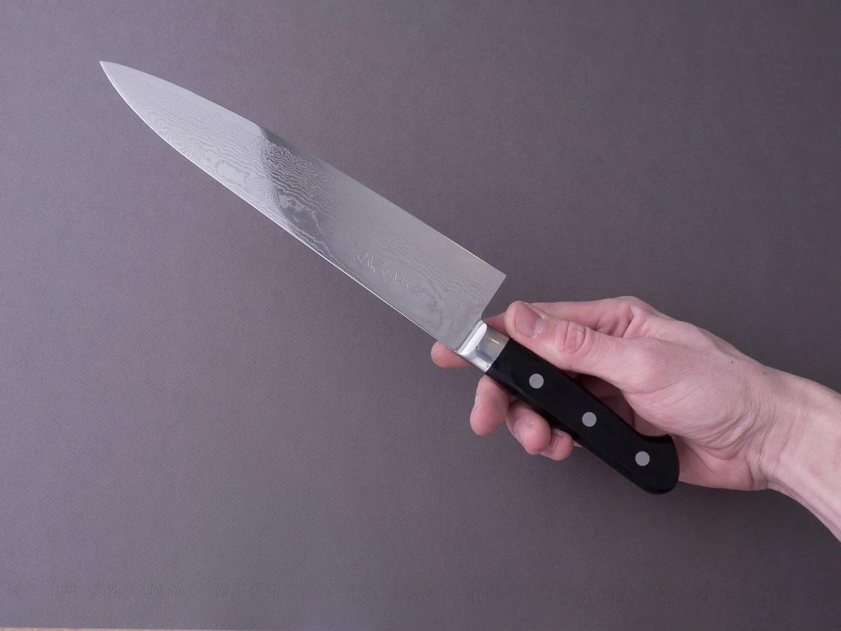 RYUSEN - BONTEN UNRYU - VG10 Damascus - 210mm Gyuto - Western Handle - Image 5