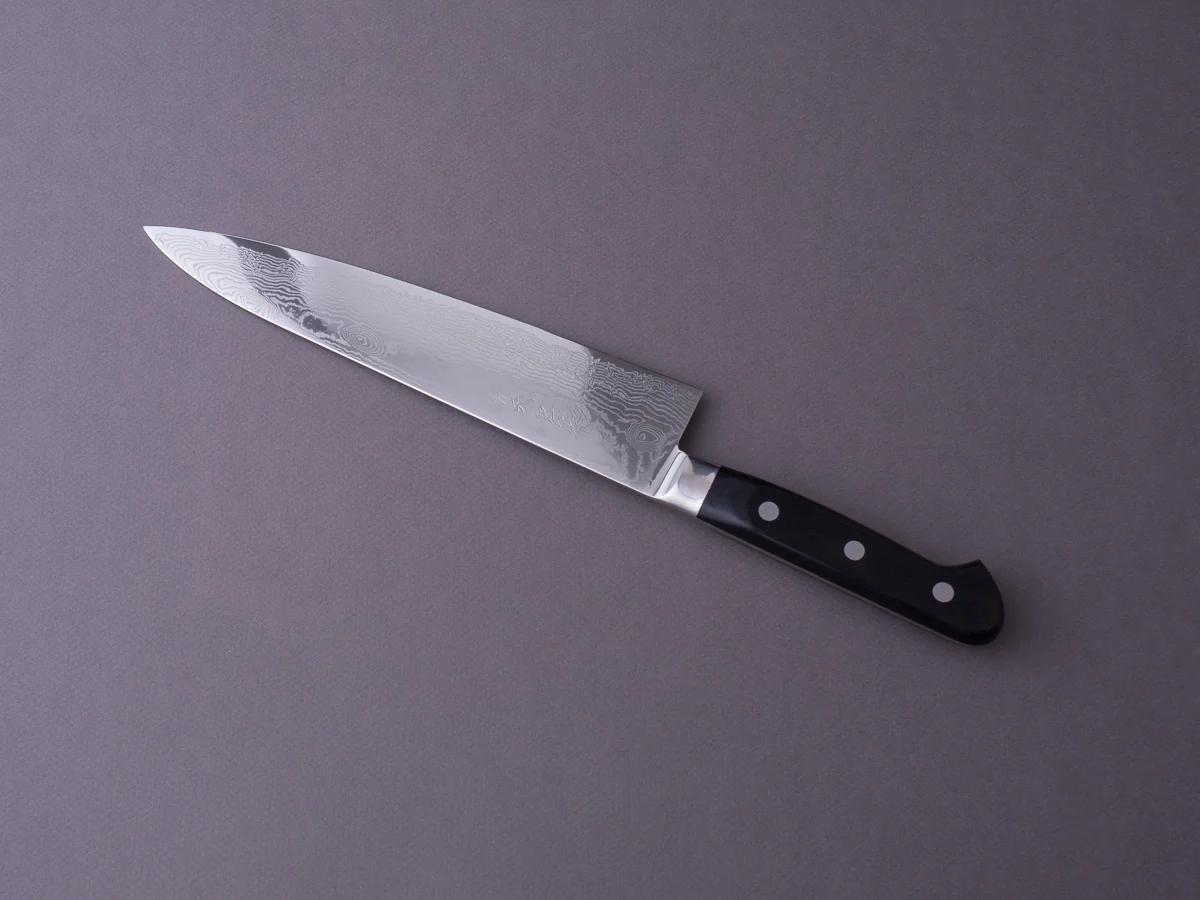 RYUSEN - BONTEN UNRYU - VG10 Damascus - 210mm Gyuto - Western Handle - Image 7