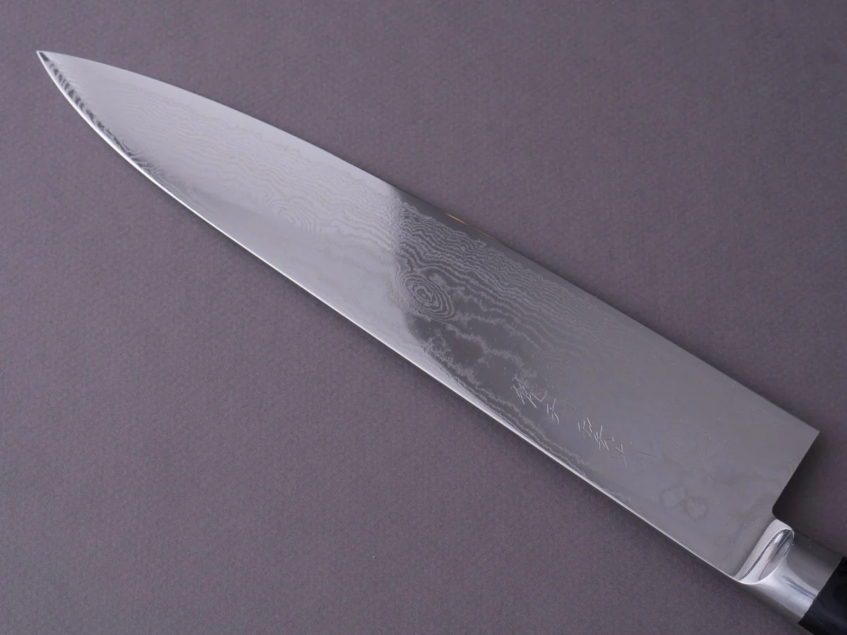 RYUSEN - BONTEN UNRYU - VG10 Damascus - 240mm Gyuto - Western Handle - Image 10
