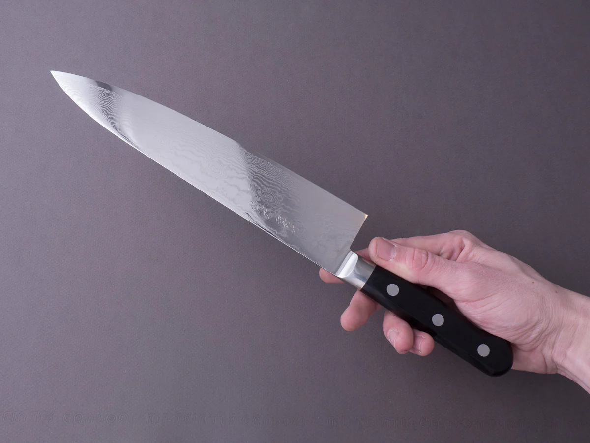 RYUSEN - BONTEN UNRYU - VG10 Damascus - 240mm Gyuto - Western Handle - Image 6