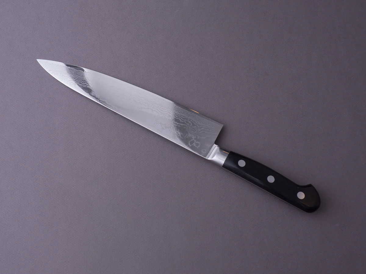 RYUSEN - BONTEN UNRYU - VG10 Damascus - 240mm Gyuto - Western Handle - Image 9