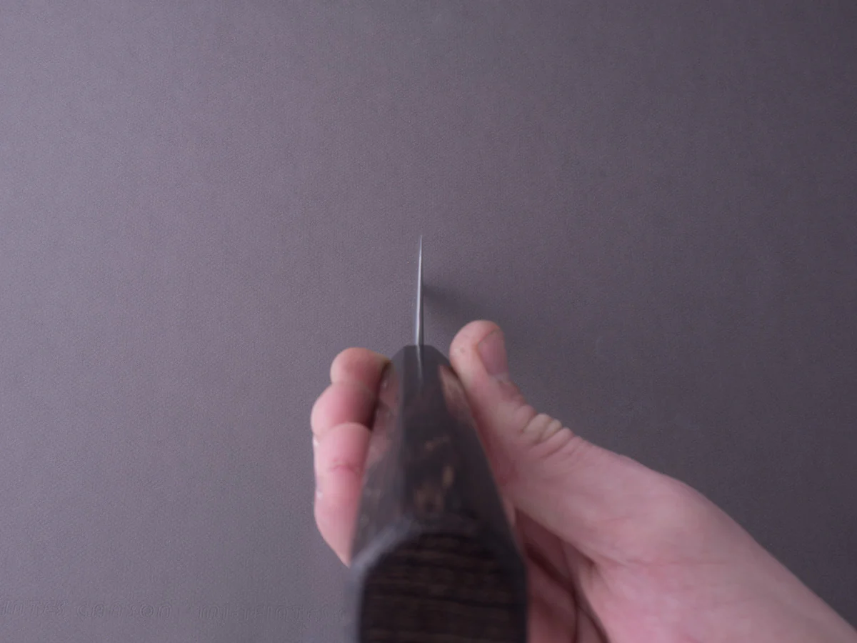 RYUSEN - BONTEN UNRYU WA - VG10 Damascus - 240mm Gyuto - Wenge Handle - Image 9