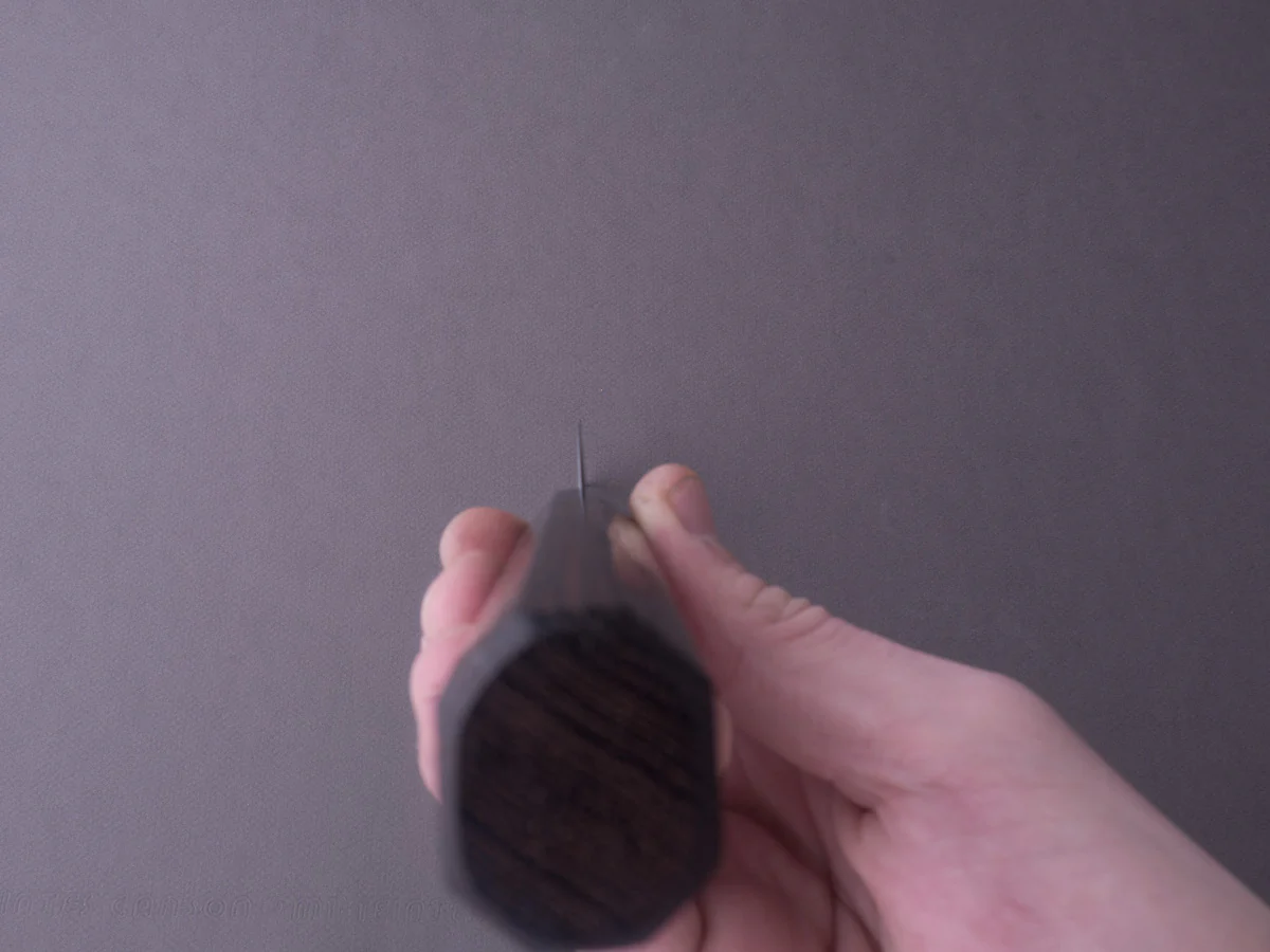 RYUSEN - BONTEN UNRYU WA - VG10 Damascus - Kengata Sujihiki - 240mm - Wenge Handle - Image 10
