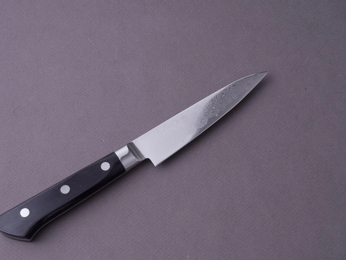 RYUSEN - BONTEN UNRYU - VG10 Damascus - 105mm Paring Knife - Western Handle - Image 8