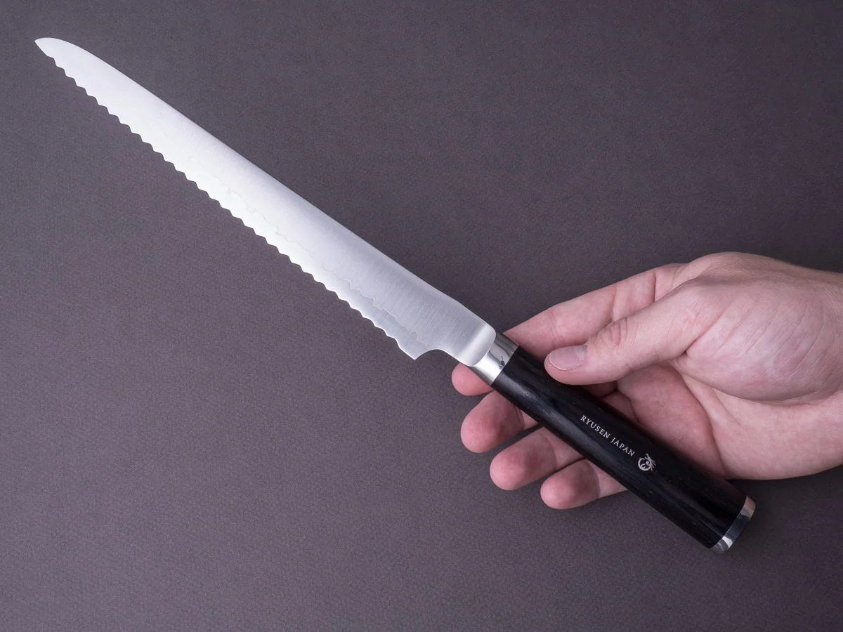 RYUSEN - FELICE REGALO - 210mm Bread Knife - Western Handle - Image 6