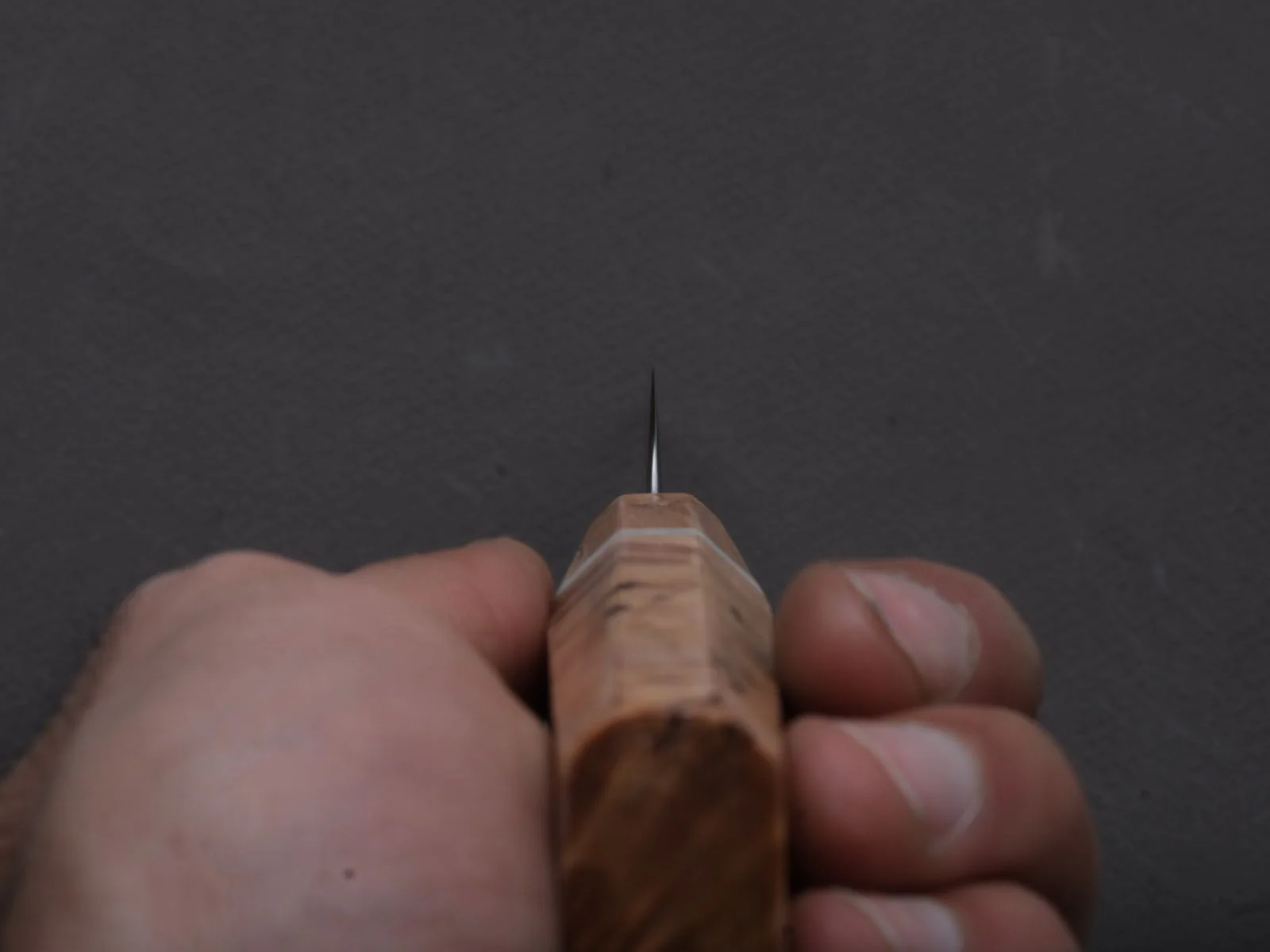 Ryusen - FUKAKURYU KAI - ATS314 - Damascus - Kiritsuke Petty - 135mm - Birch Handle - Image 6