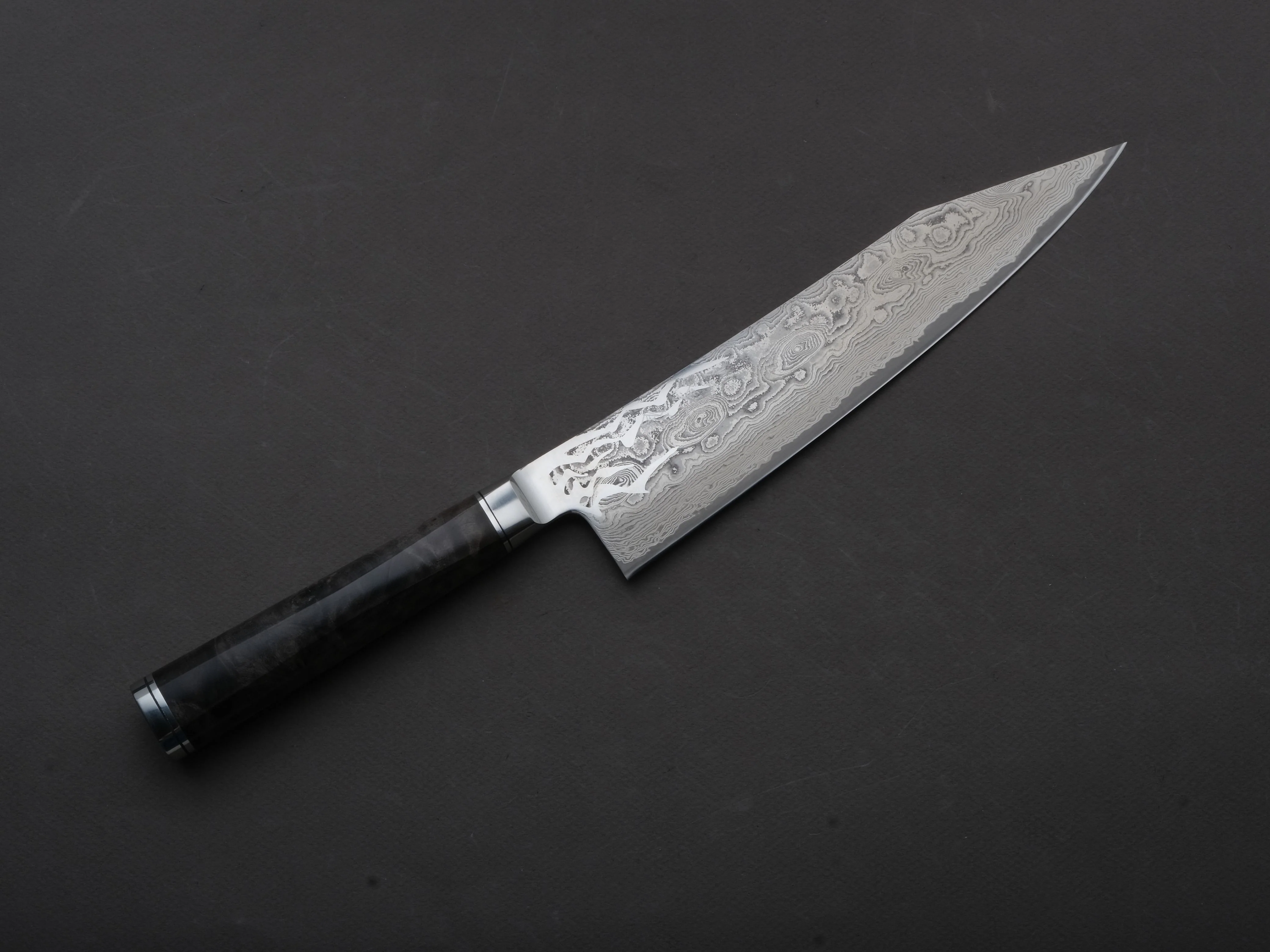 Ryusen - OUKOKURYU MT - SG2 - Damascus - Gyuto - 210mm - Poplar Hybrid Handle