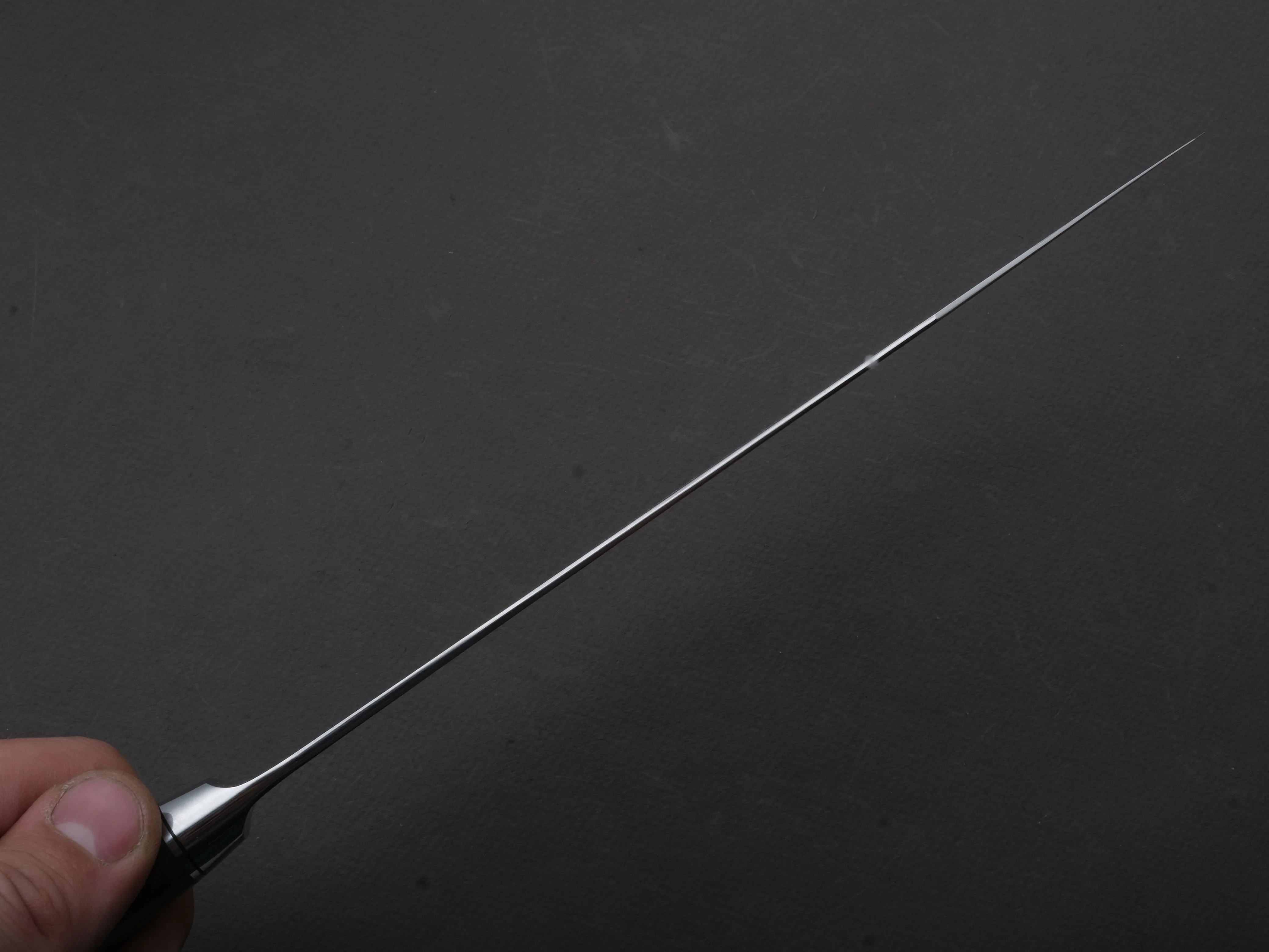 Ryusen - OUKOKURYU MT - SG2 - Damascus - Gyuto - 210mm - Poplar Hybrid Handle - Image 6