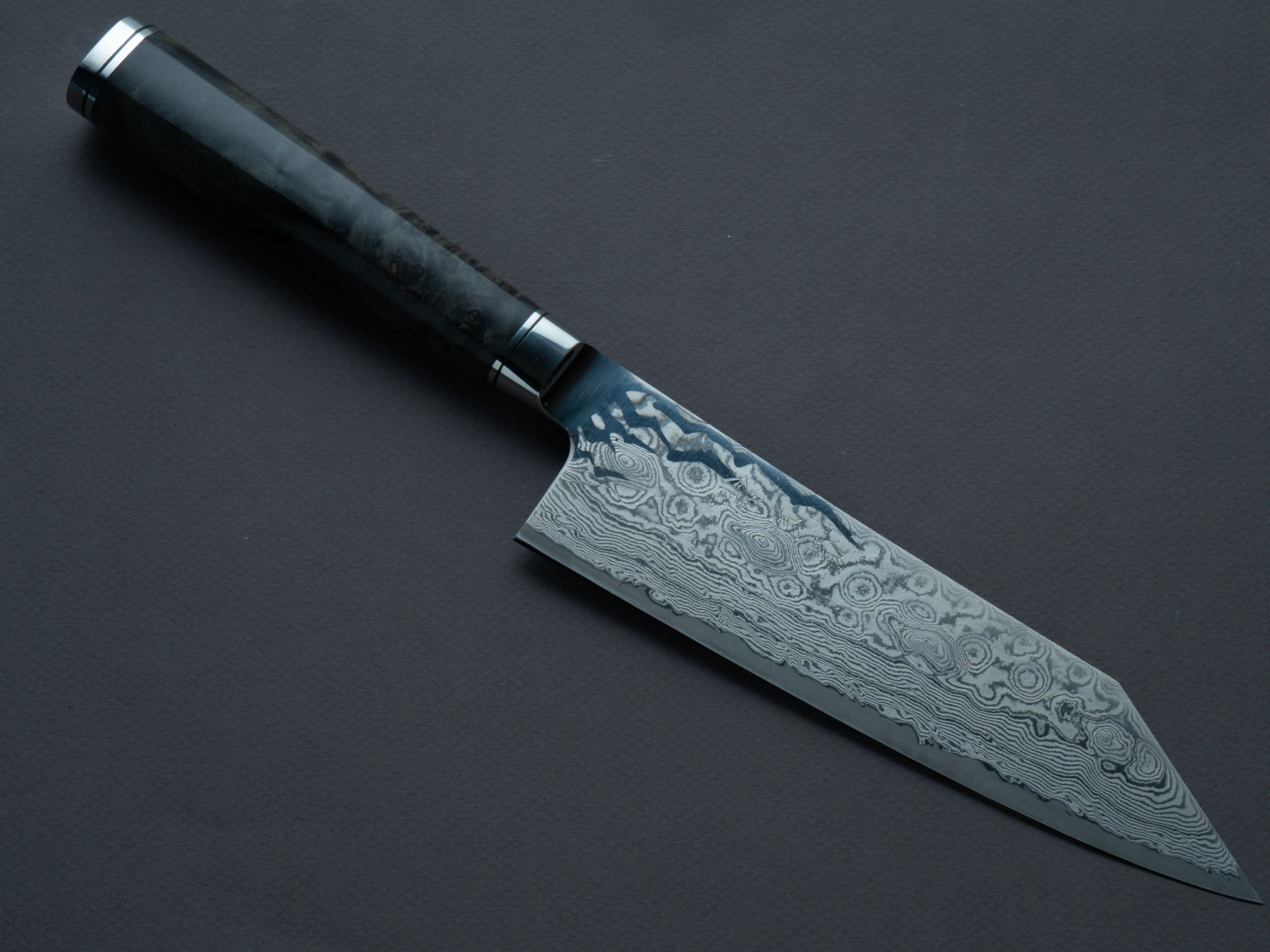Ryusen - Oukokuryu - SG2 - Damascus - Bunka - 175mm - Stabilized Poplar Handle