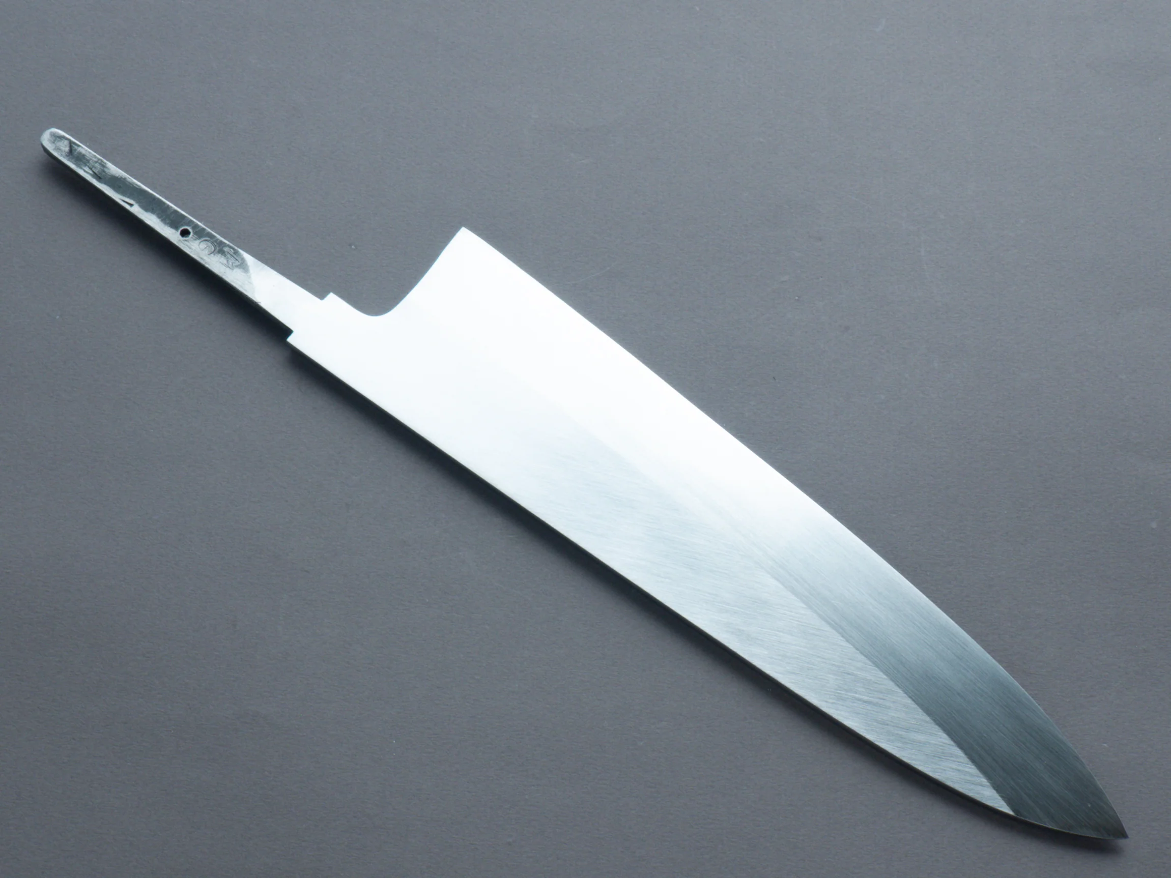Sakai Kikumori - Strata Custom - MagnaCut - Kido w/ Gold Zogan - 270mm Gyuto - Signed Tang - No Handle - Image 2