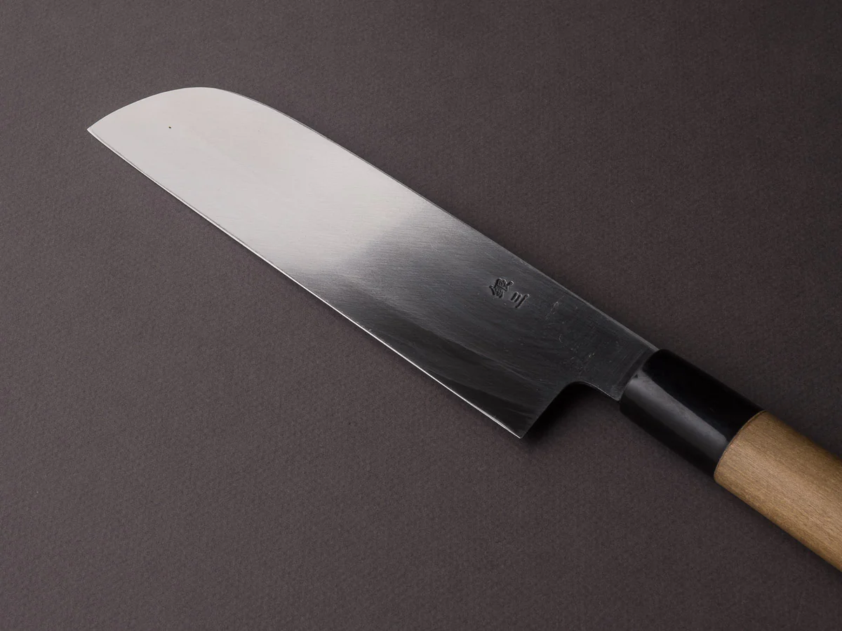 Sakai Kikumori - Ginsan - 180mm Kamagata Usuba - Magnolia Handle - Saya - Image 3