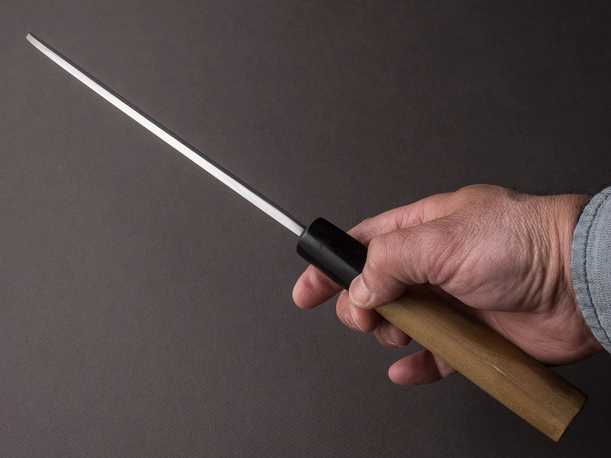 Sakai Kikumori - Ginsan - 180mm Kamagata Usuba - Magnolia Handle - Saya - Image 8