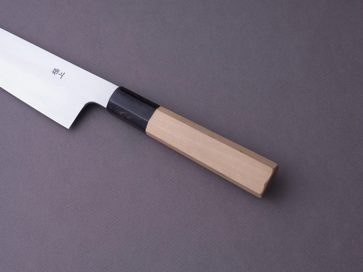 Sakai Kikumori - Gokujyo - White #2 - Gyuto - 210mm - Magnolia Handle - Image 3