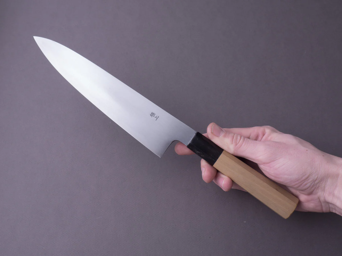 Sakai Kikumori - Gokujyo - White #2 - Gyuto - 210mm - Magnolia Handle - Image 4