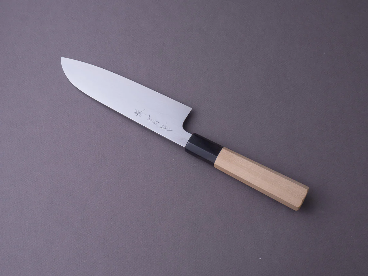 Sakai Kikumori - Gokujyo - White #2 - Santoku - 180mm - Magnolia Handle