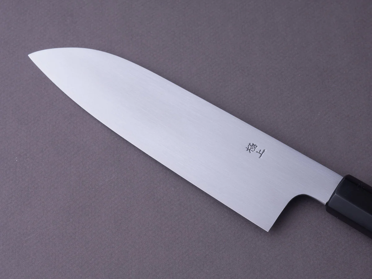 Sakai Kikumori - Gokujyo - White #2 - Santoku - 180mm - Magnolia Handle - Image 3