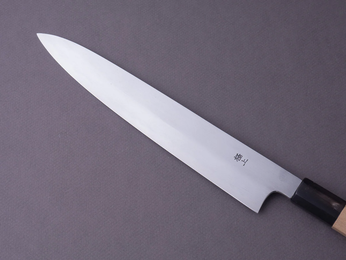 Sakai Kikumori - Gokujyo - White #2 - Sujihiki - 240mm - Magnolia Handle - Image 3