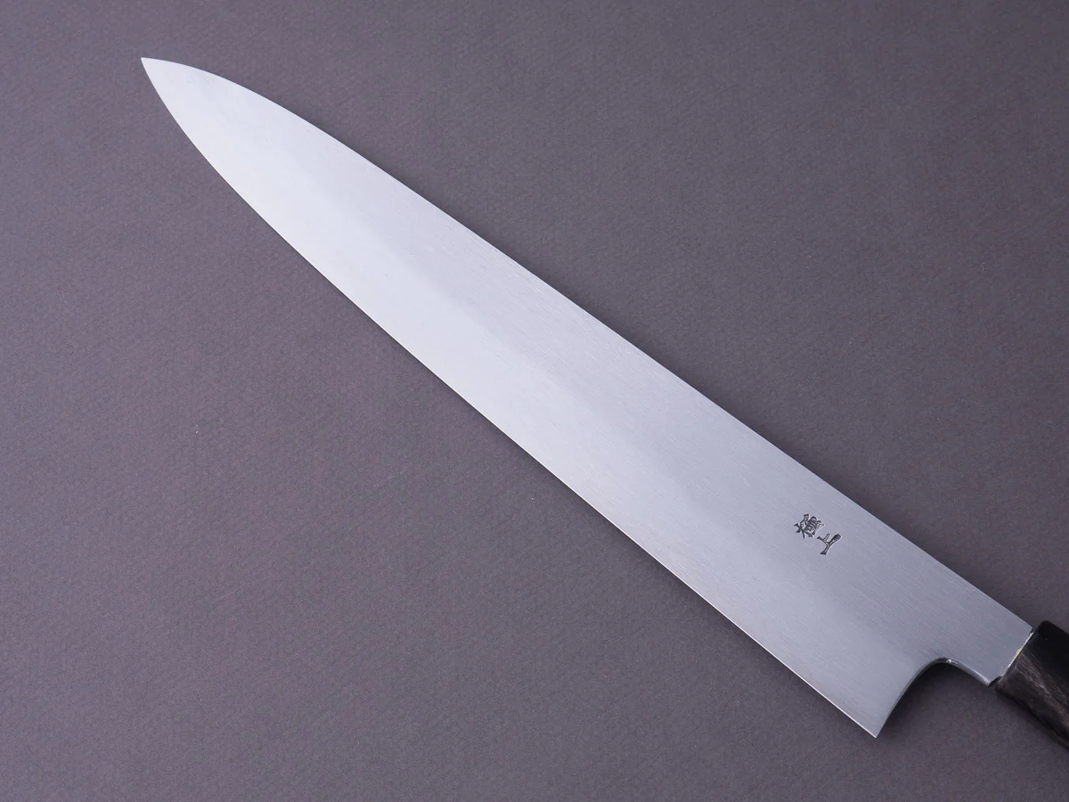 Sakai Kikumori - Gokujyo - White #2 - Sujihiki - 270mm - Magnolia Handle - Image 3