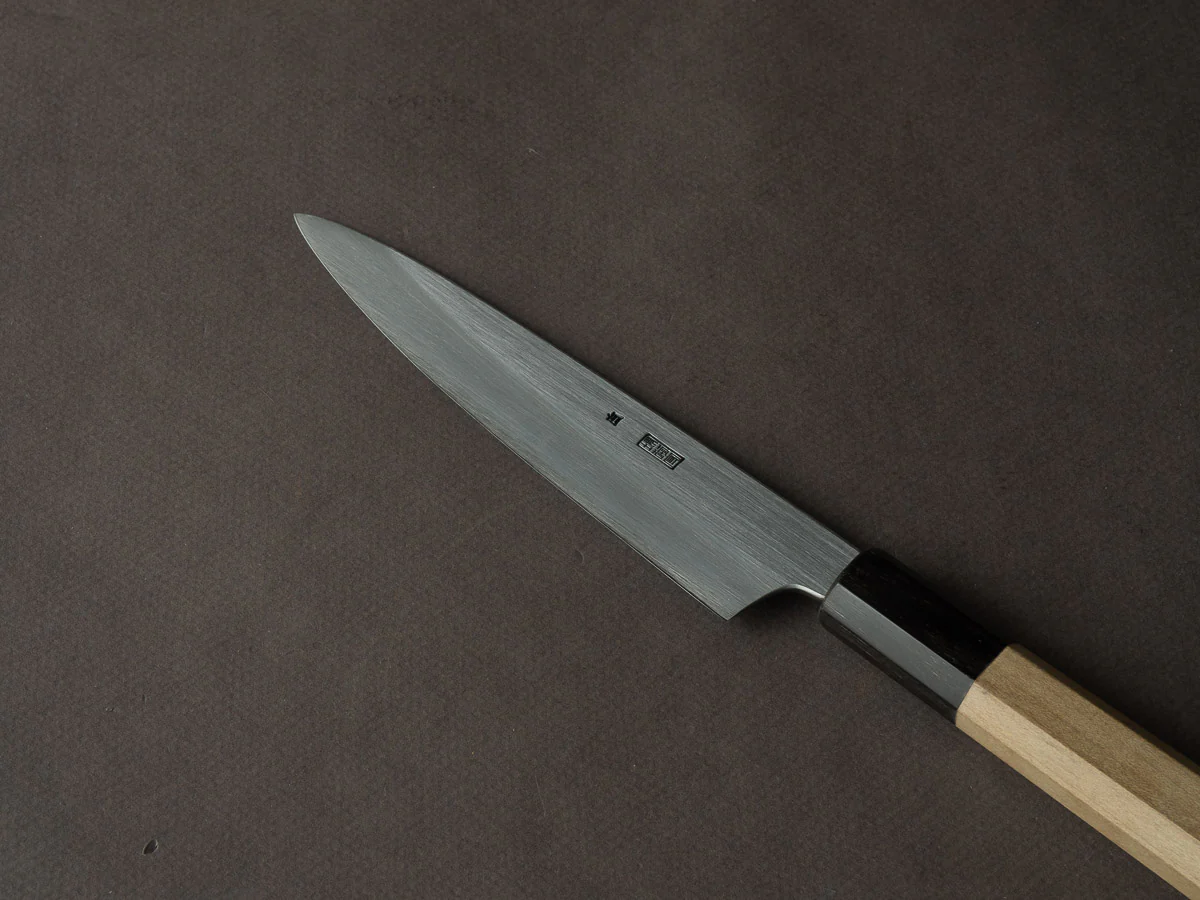 Sakai Kikumori - Kikuzuki Kasumi - White #2 - 150mm Petty - Ho Wood Handle - Image 3
