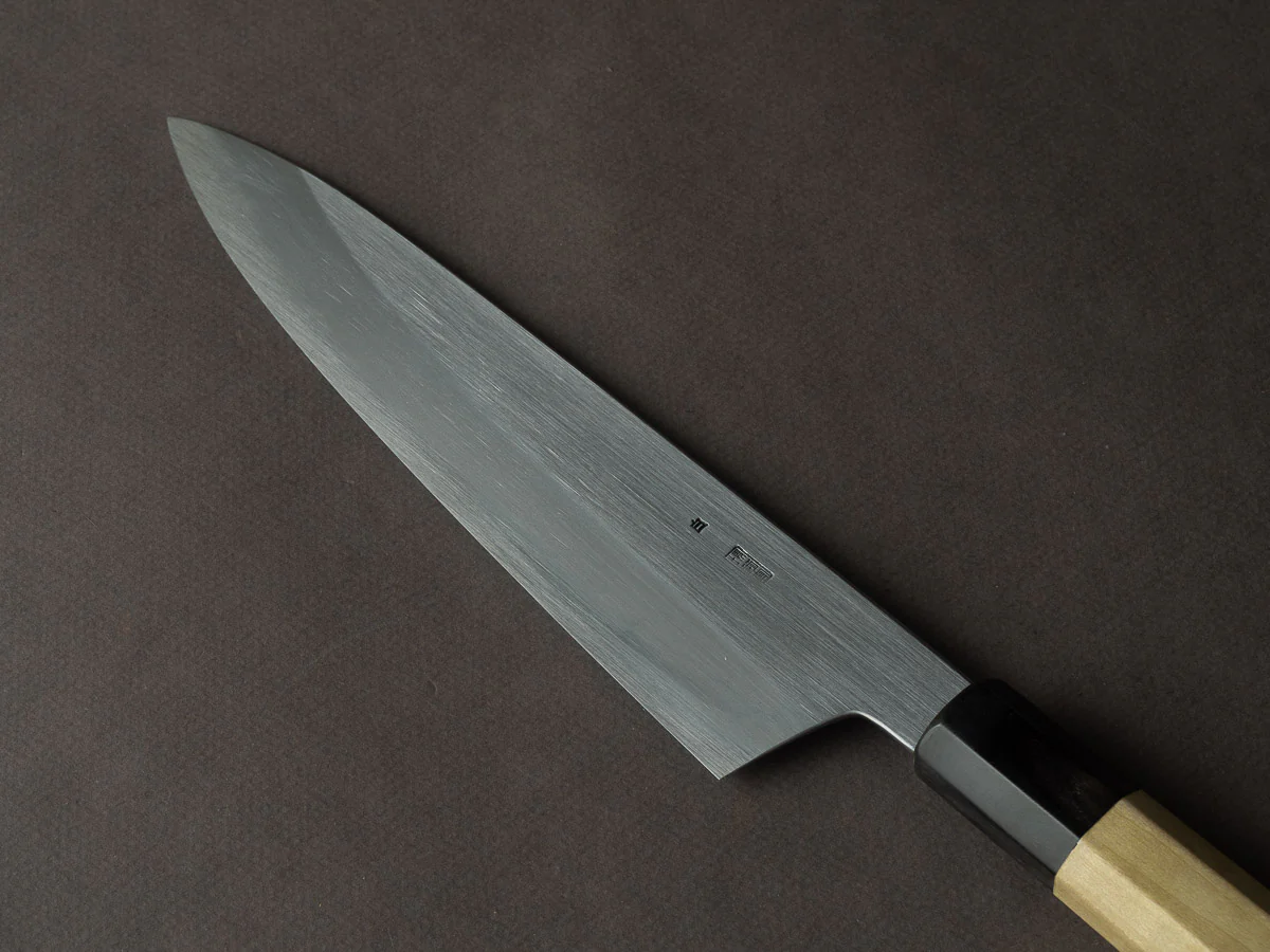 Sakai Kikumori - Kikuzuki Kasumi - White #2 - 210mm Gyuto - Ho Wood Handle - Image 3